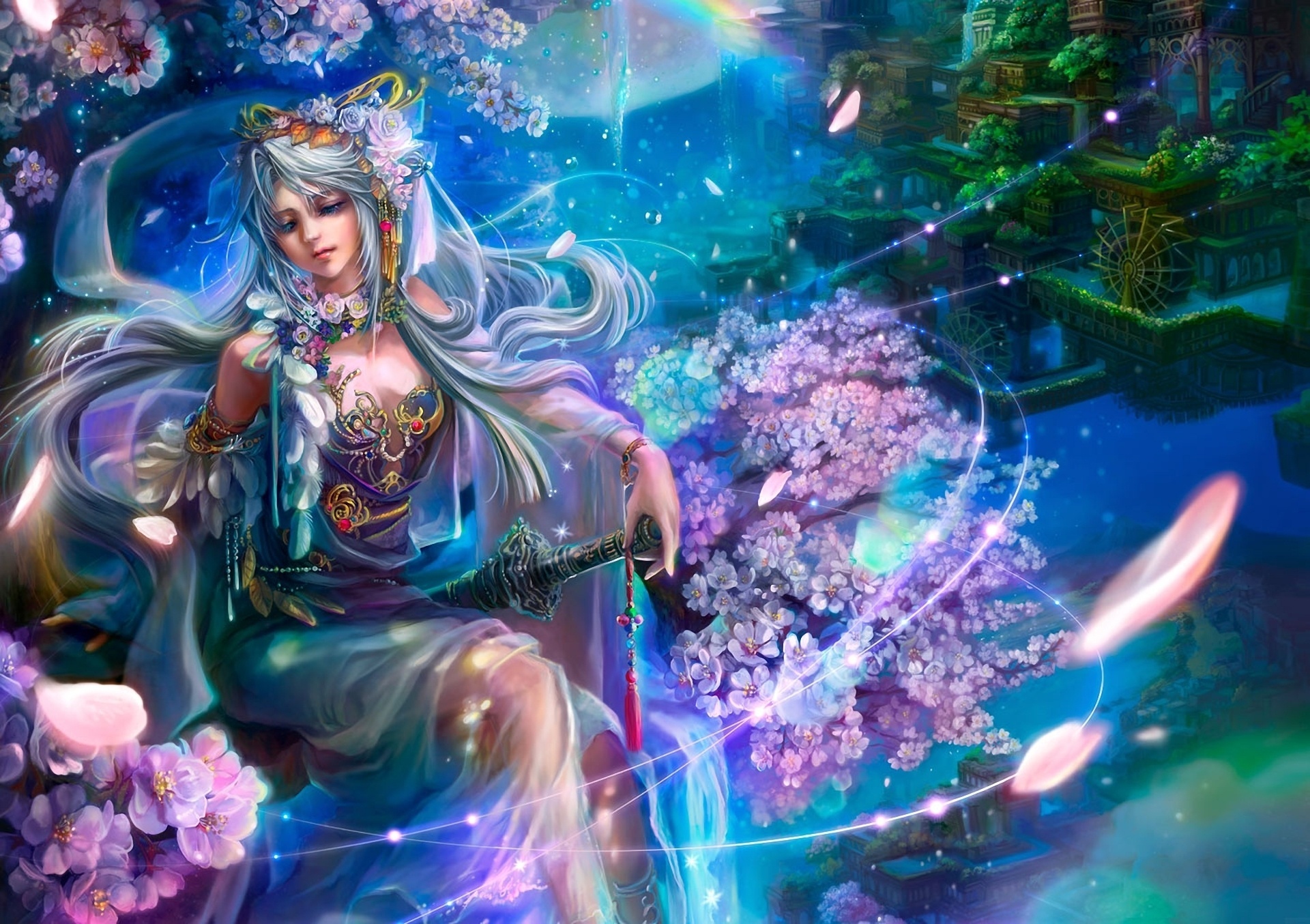 HD desktop wallpaper: Anime, Magic