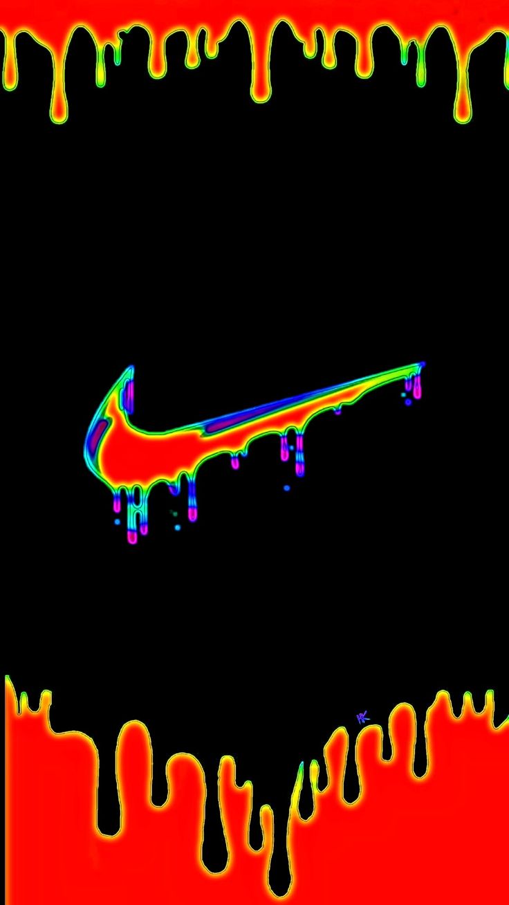 Drip Nike Logo Wallpaper