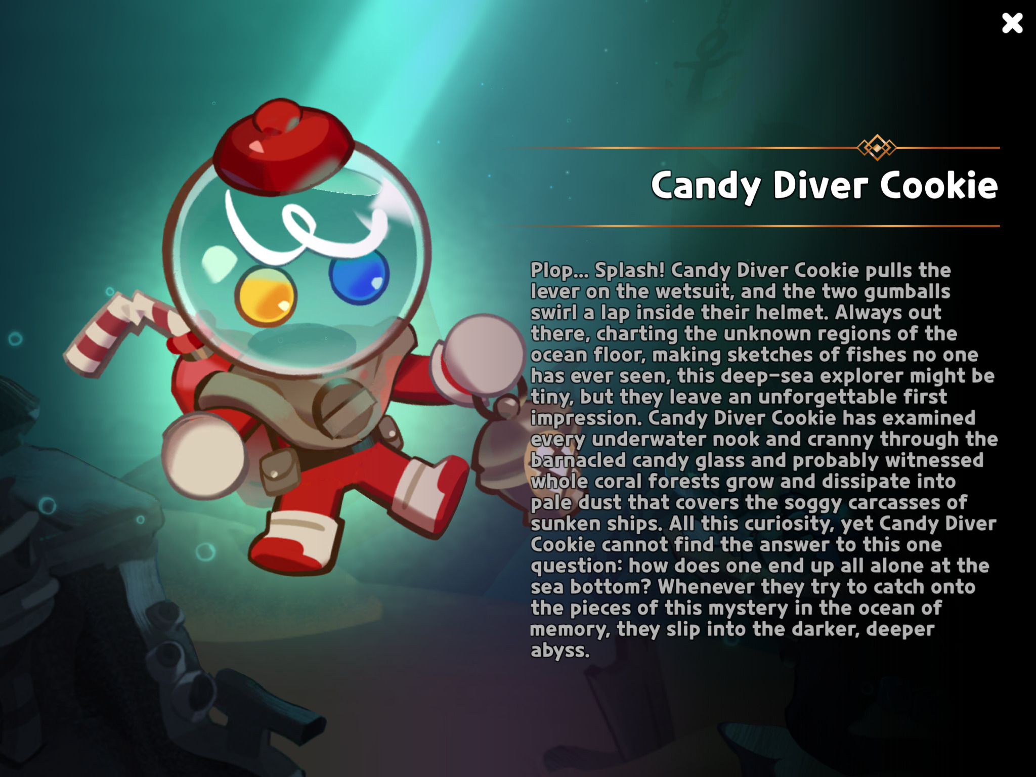 Meet Candy Diver Cookie