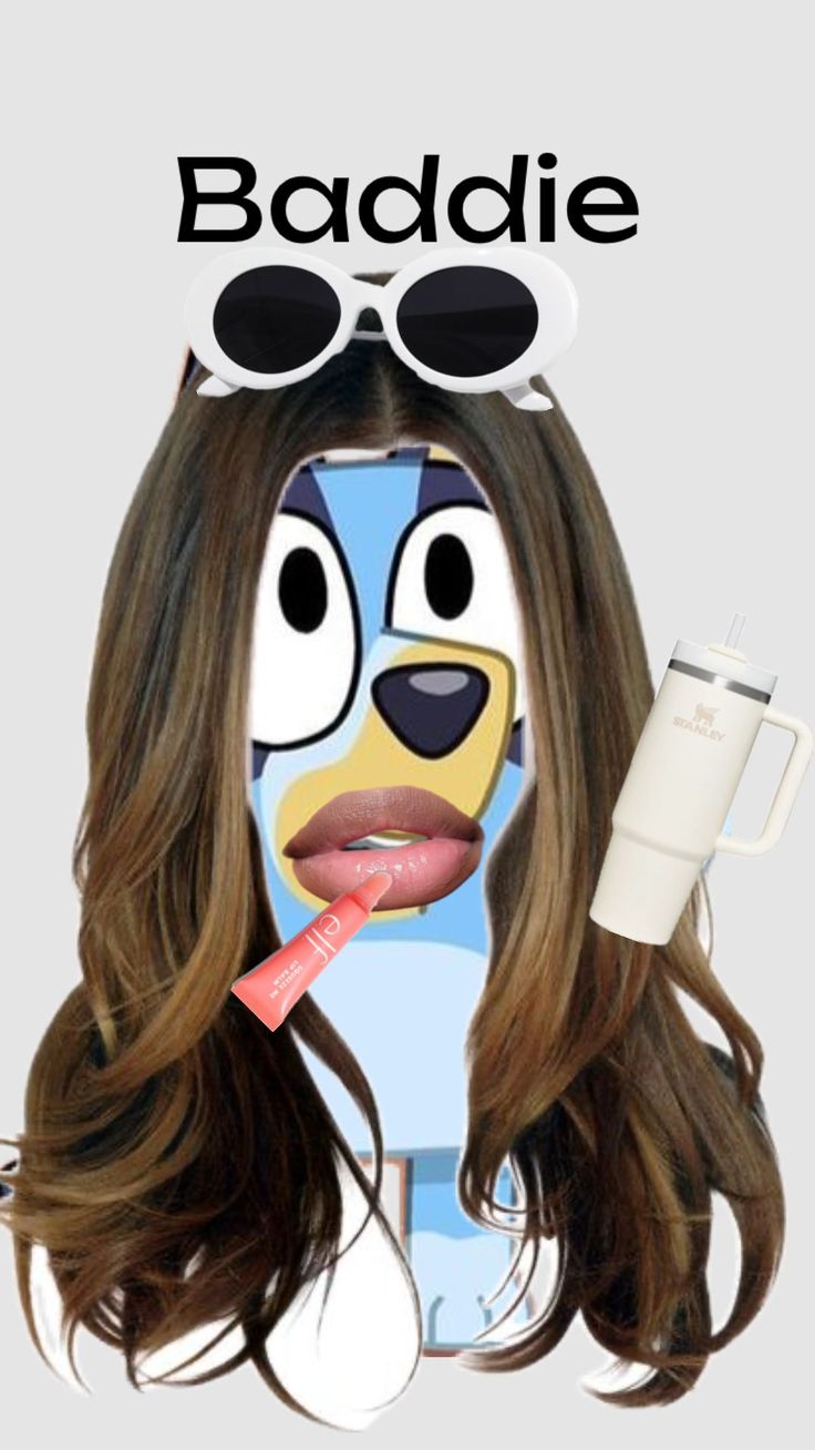 Bluey the baddie. Cute funny pics