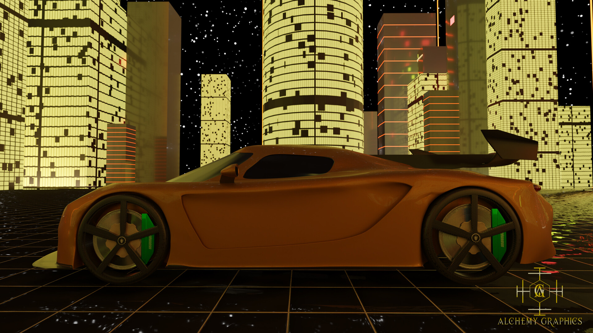 Koenigsegg Jesko Neon