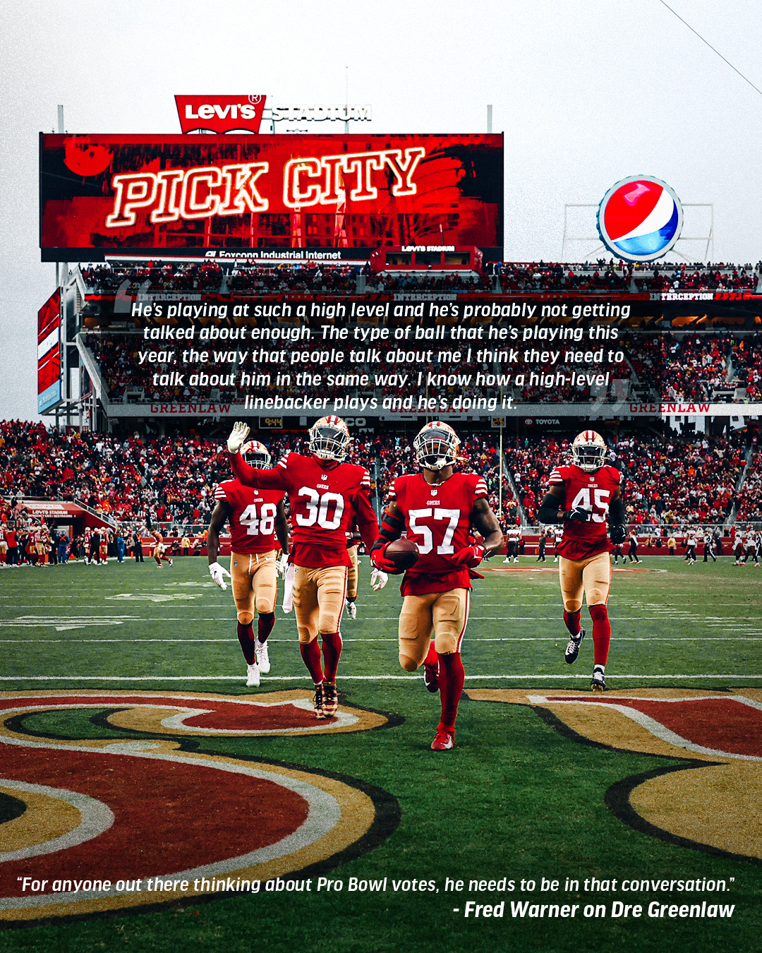 ProBowlVote Dre Greenlaw