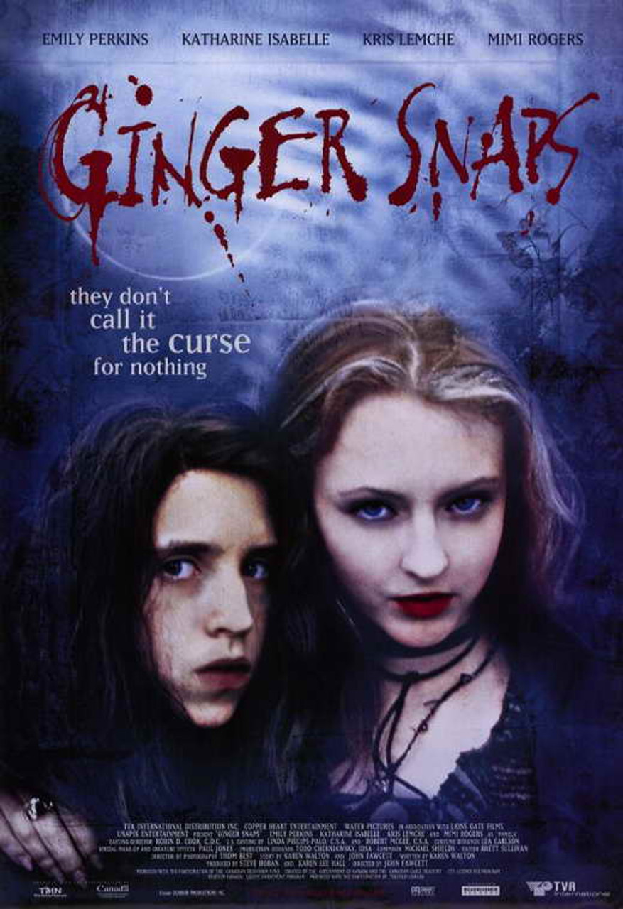Ginger Snaps Movie Poster Print 11 x