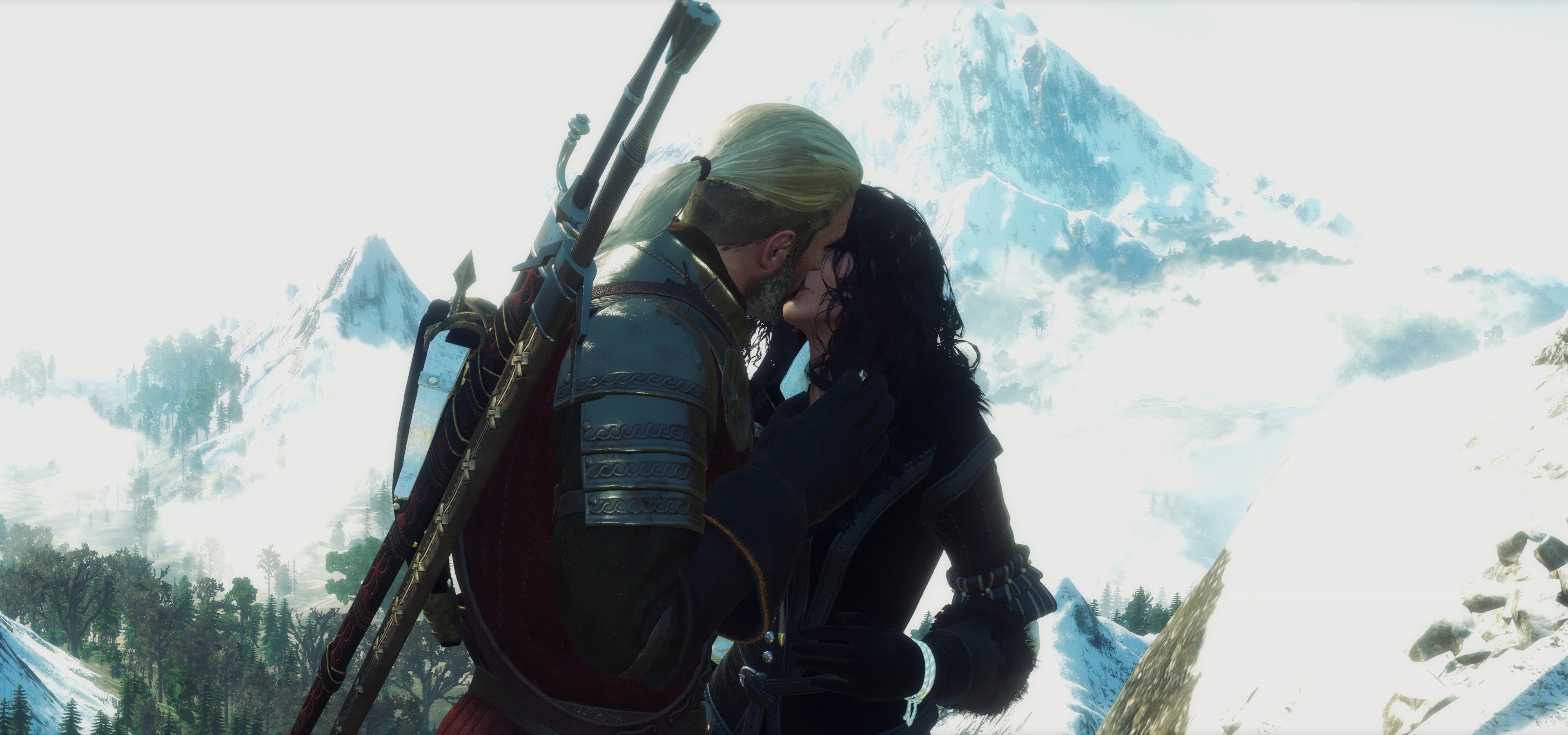 Witcher 3: Geralt and Yennefer HD Wallpaper