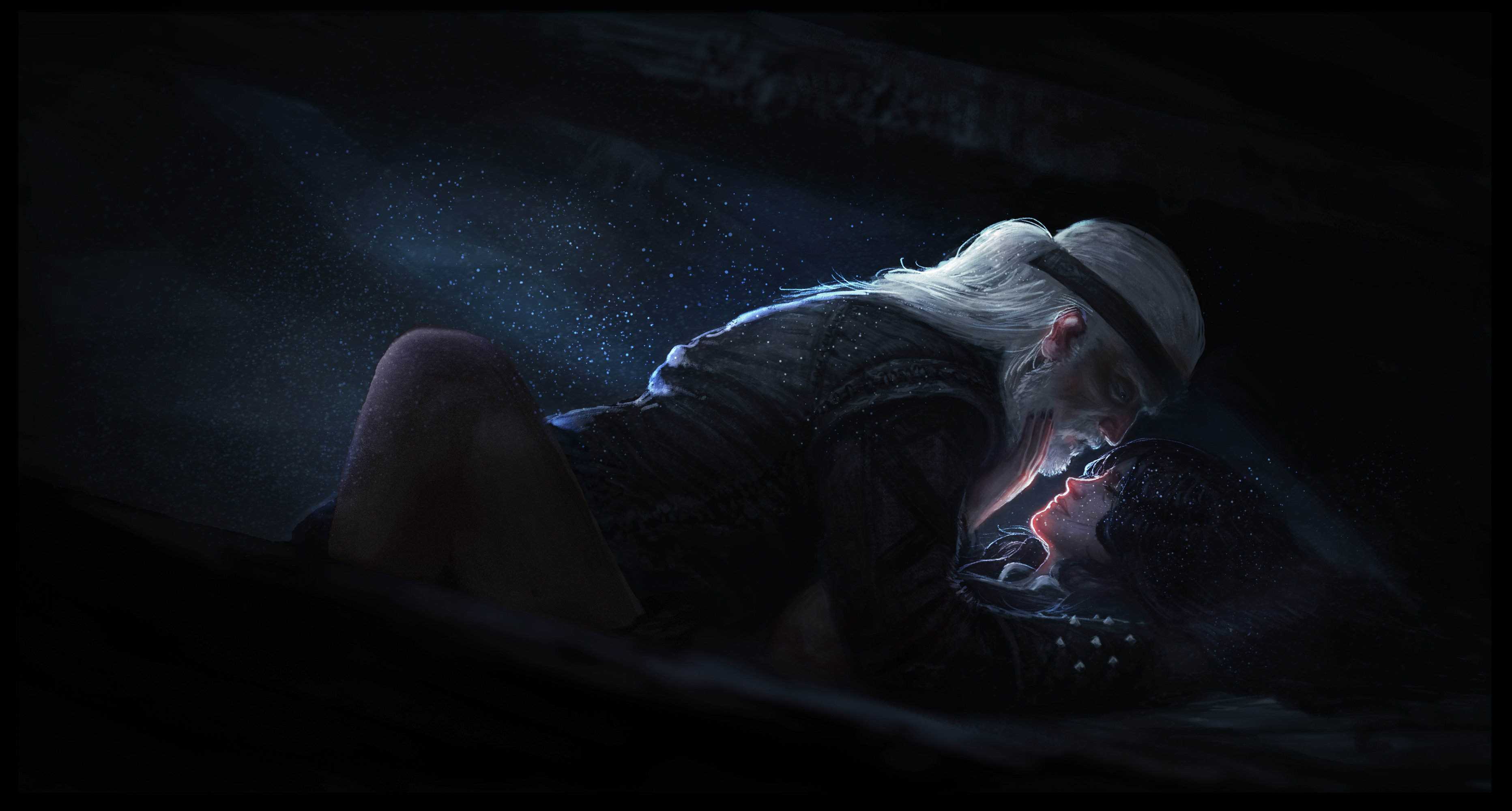 Yennefer and Geralt HD Wallpaper