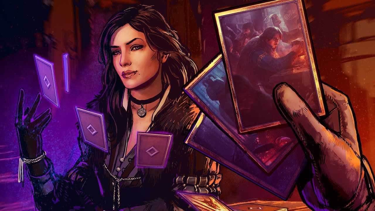 Playing Gwent With Yennefer and Ciri