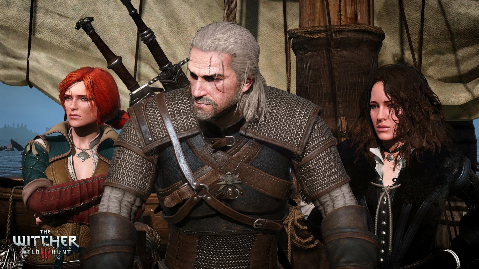 Epic HD Wallpaper of Geralt, Yennefer