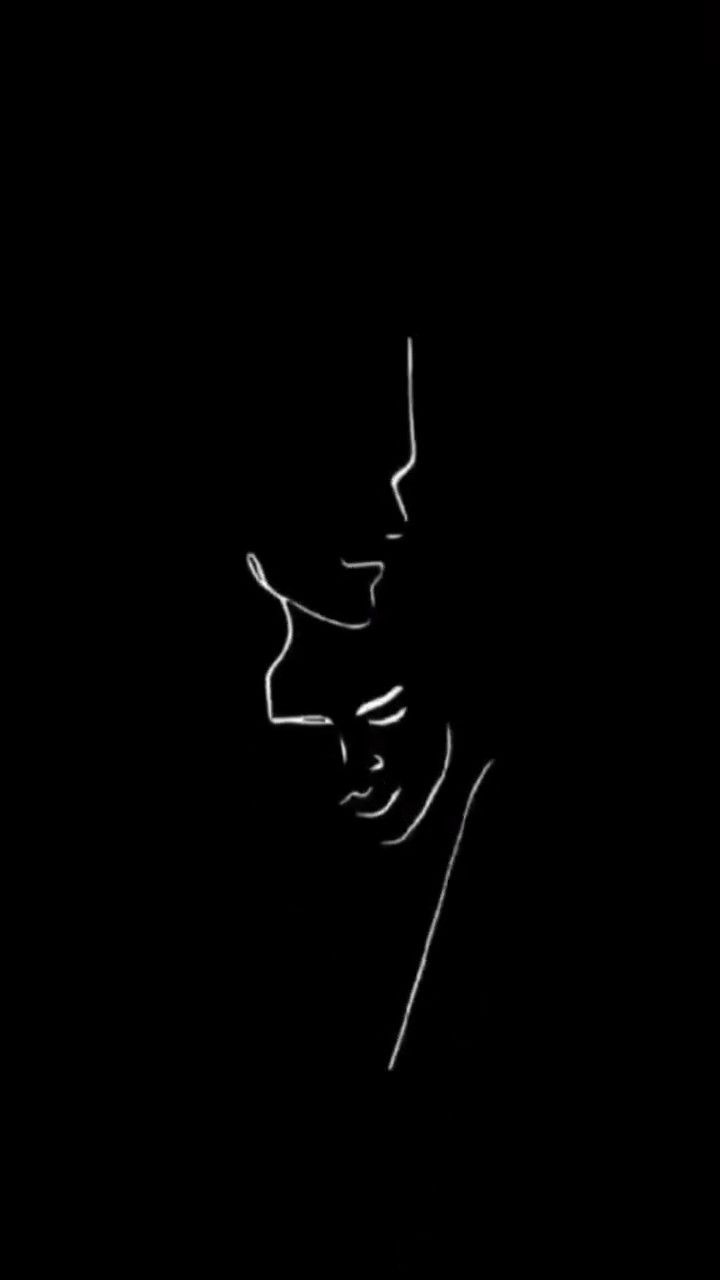 Black romantic wallpaper