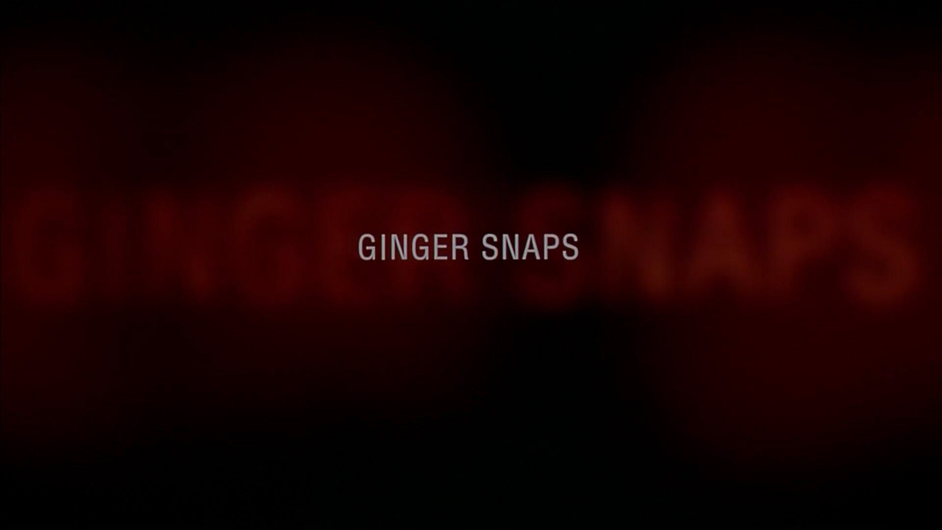 Ginger Snaps