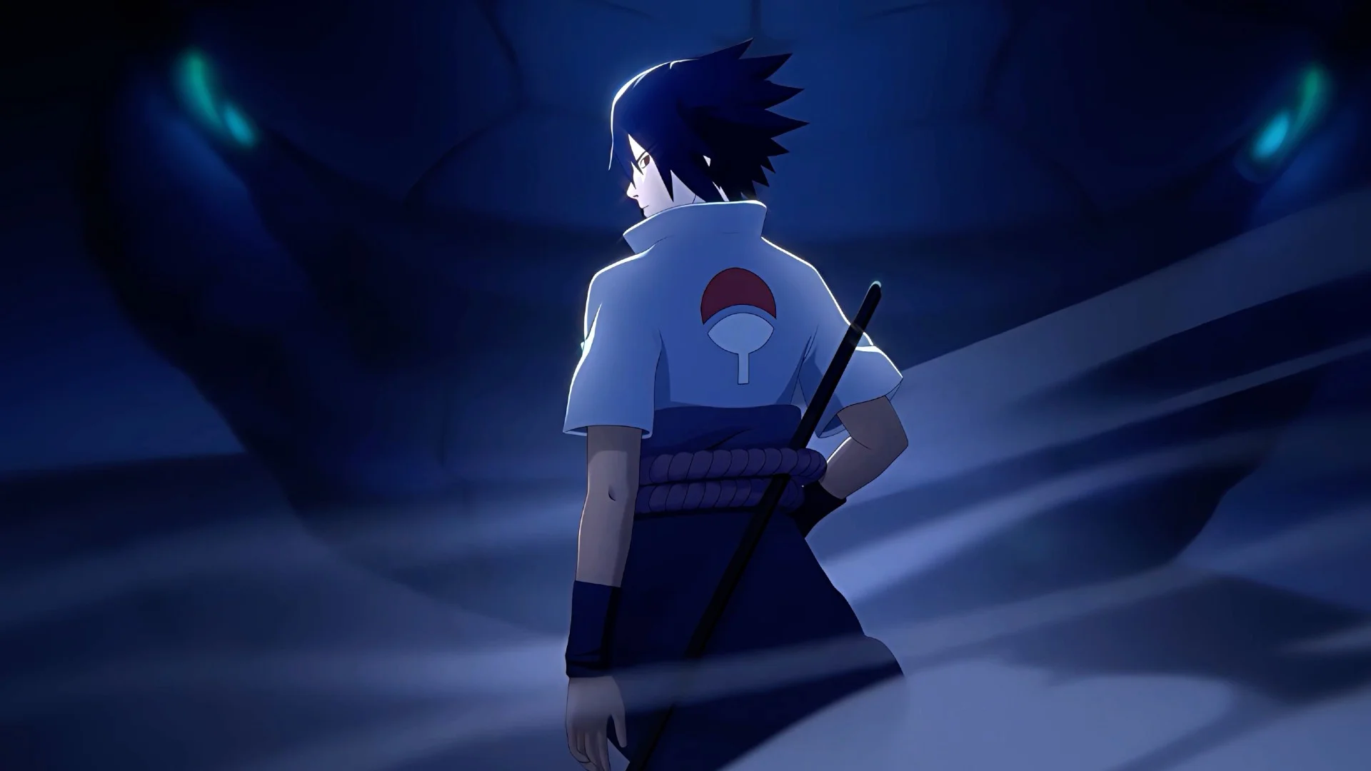 Sasuke Uchiha Live Wallpaper. Shadowed