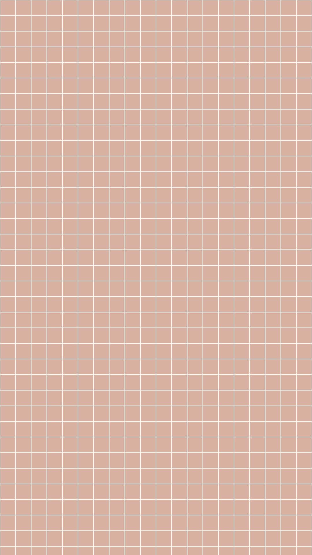 White Grid Pattern Wallpaper