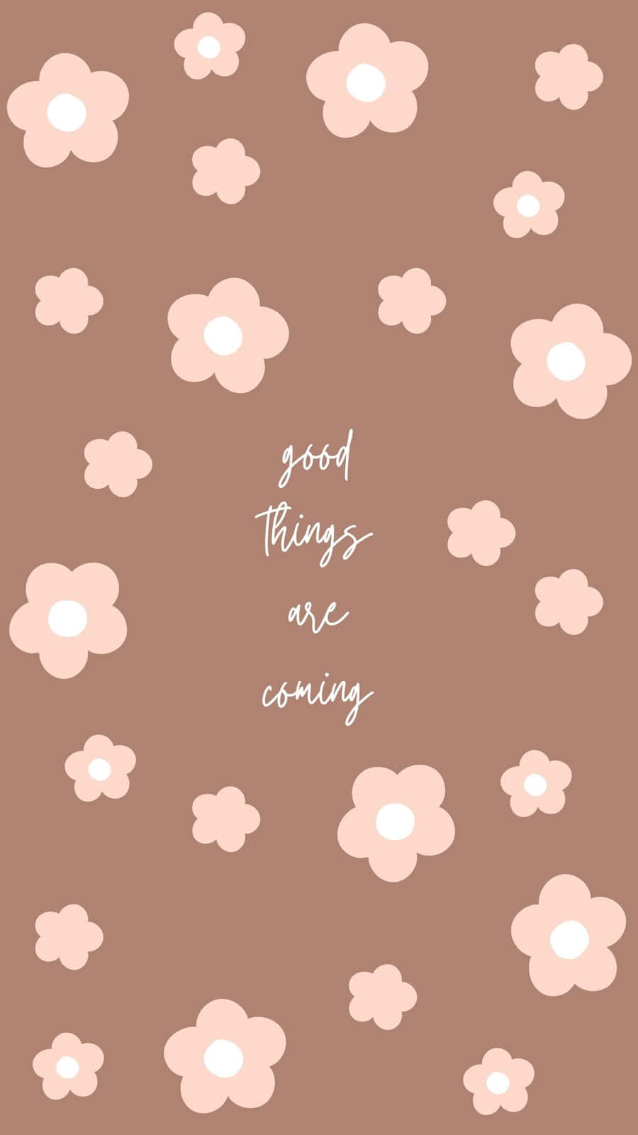 Download Cute Brown Floral Aesthetic