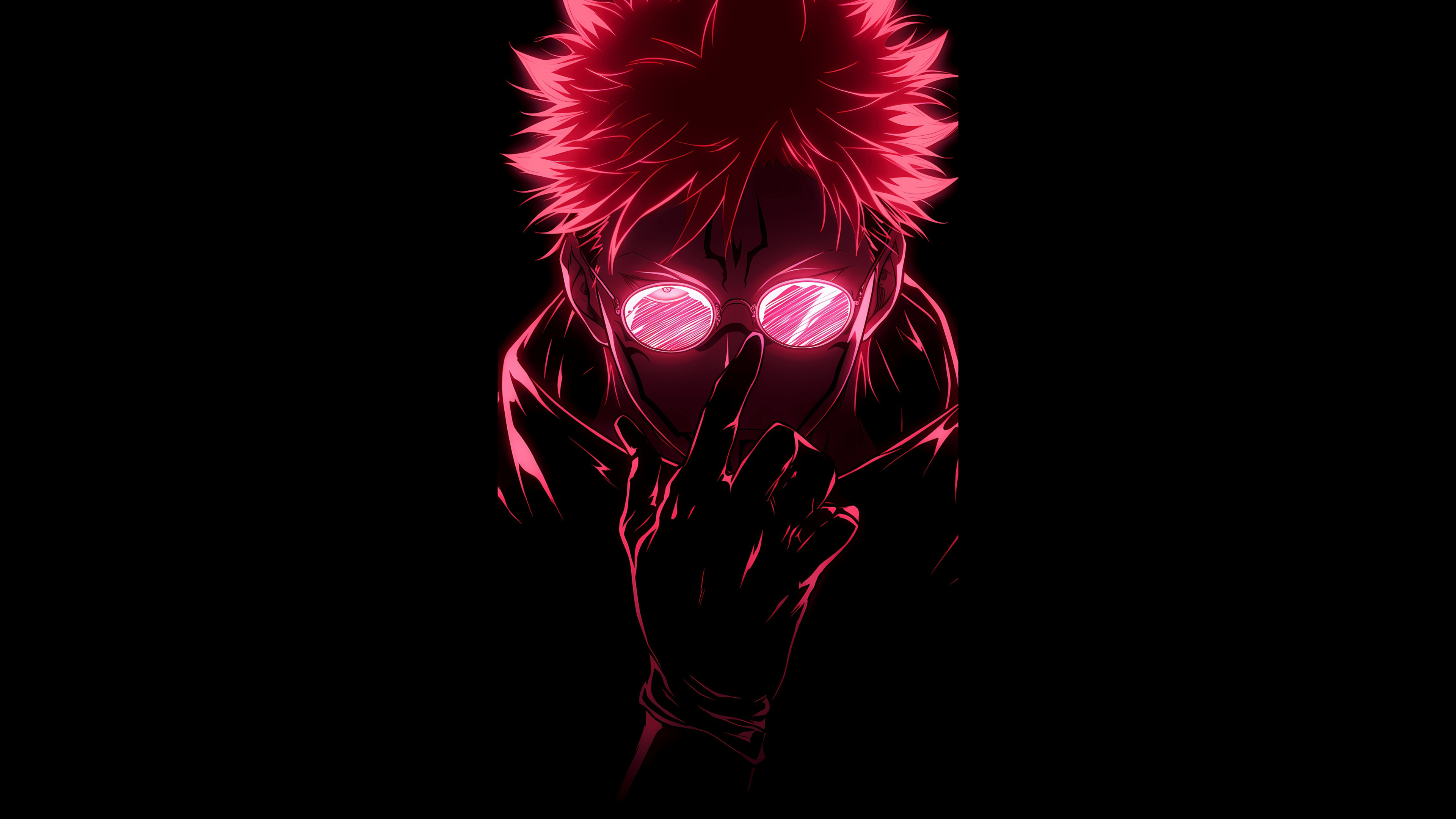 Dope Wallpaper 4K, Sukuna, Pink