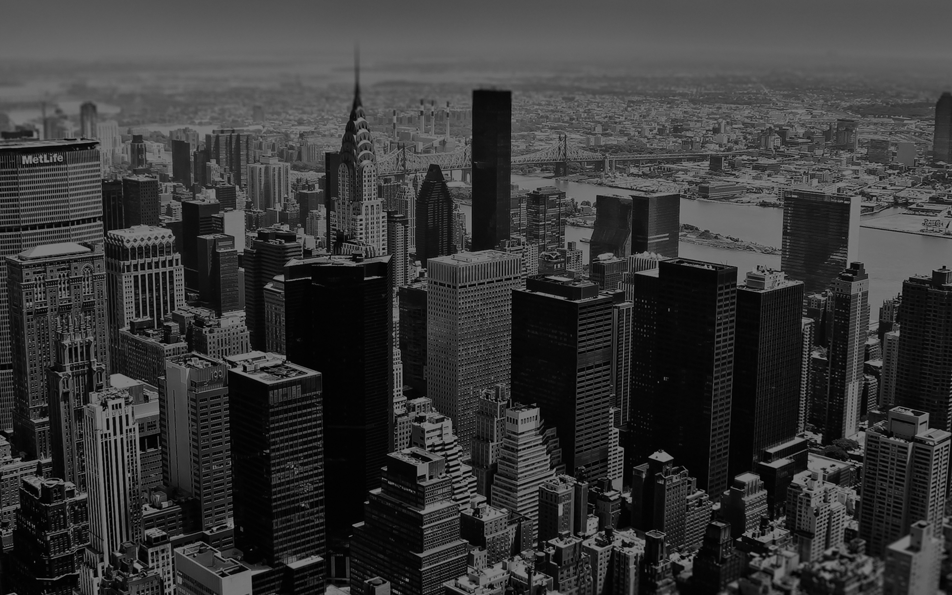 New York Sky Tilt Shift City Dark