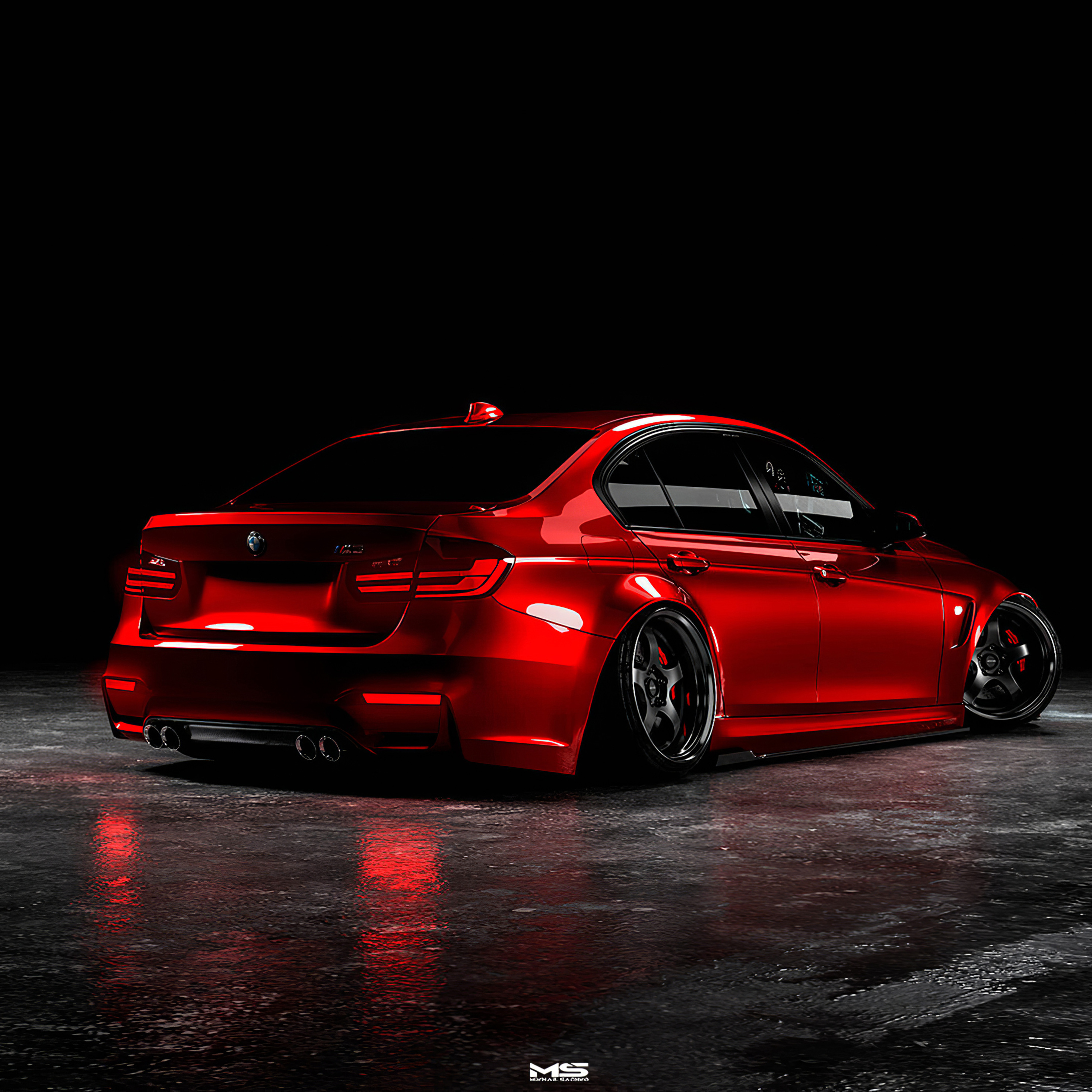 Bmw M3 F30 4k iPad Pro Retina