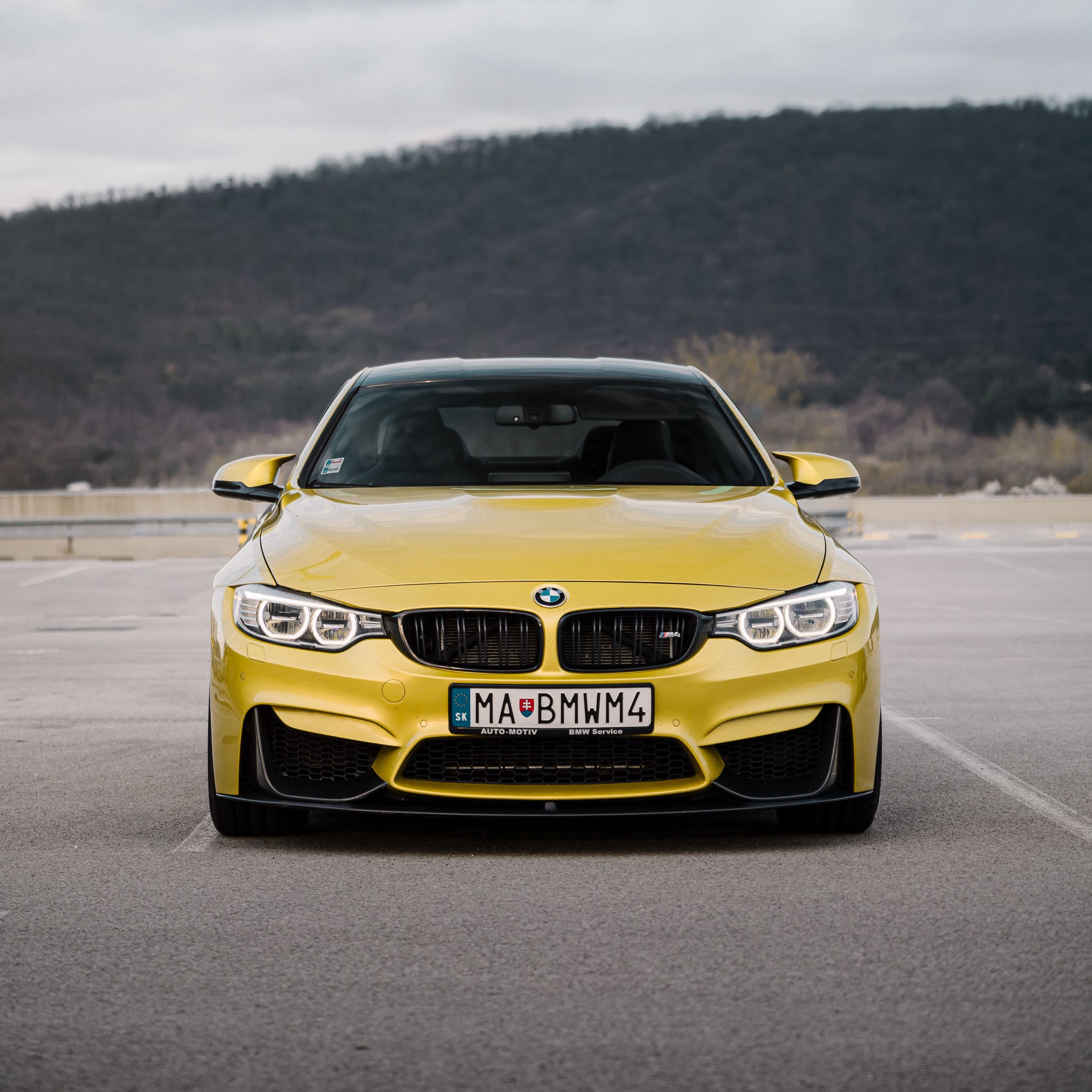 wallpaper 2780x2780 bmw, car, front