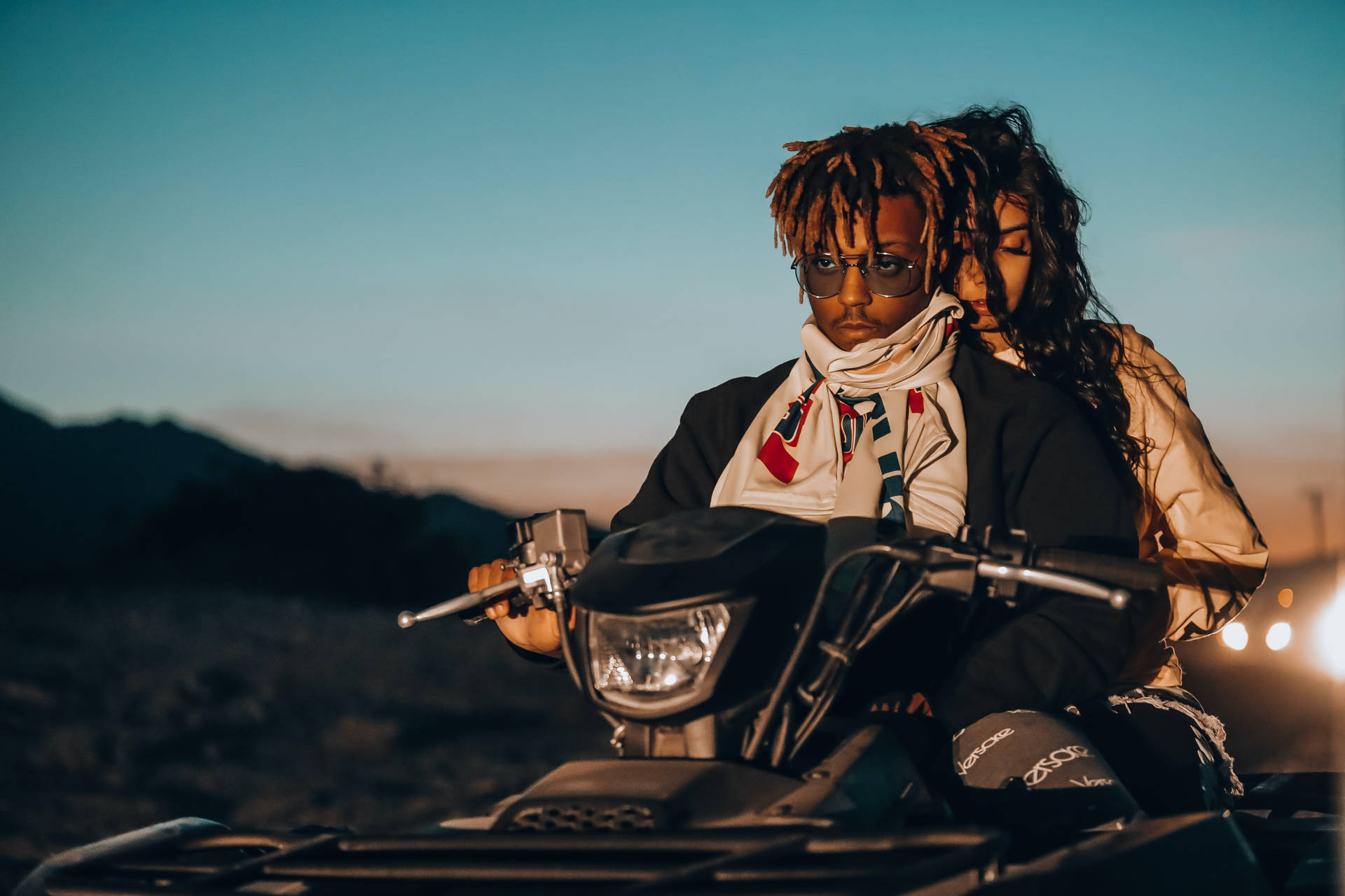 Juice Wrld Motorcycle 4k Wallpaper