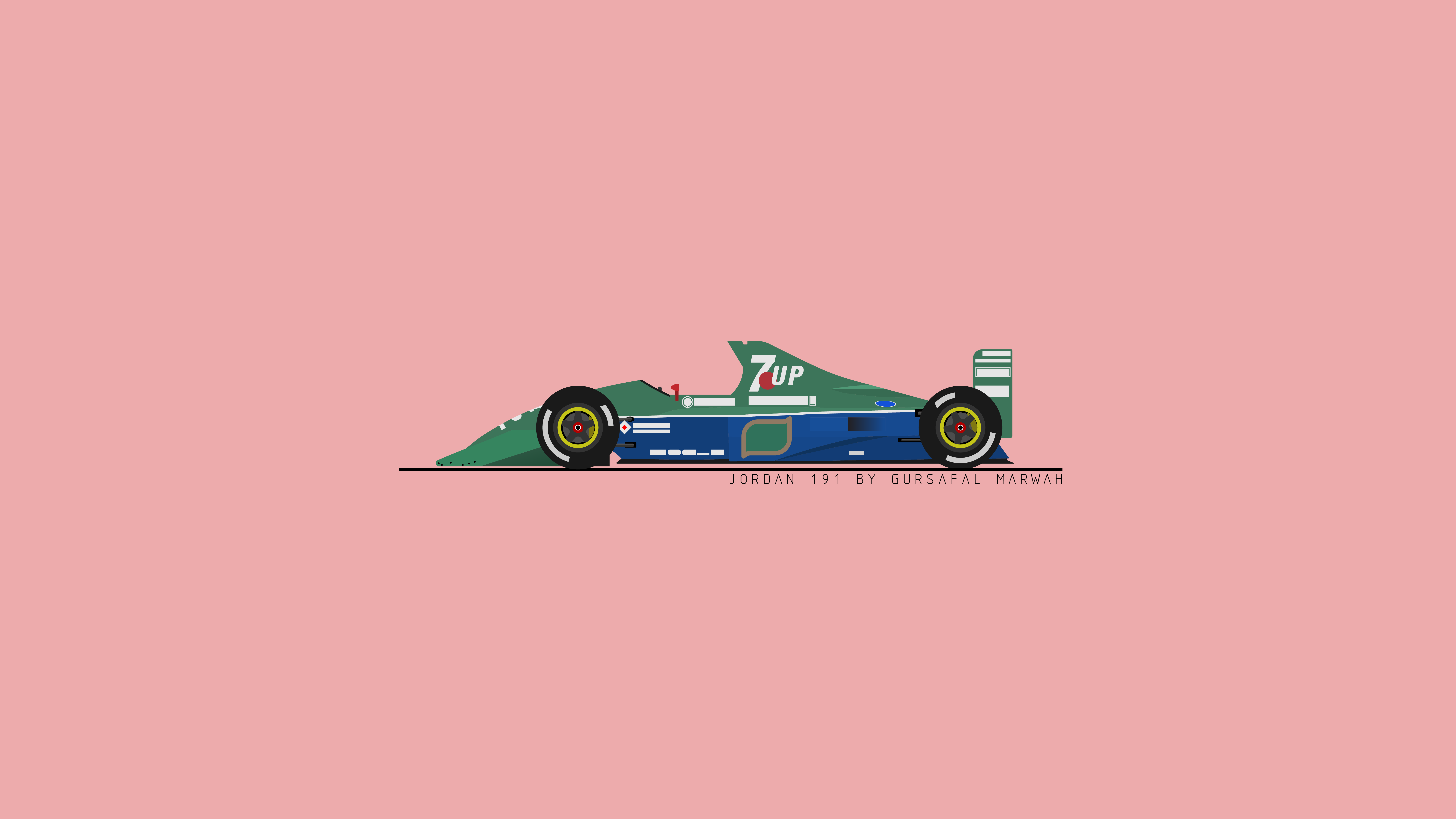first F1 car, the Jordan 191
