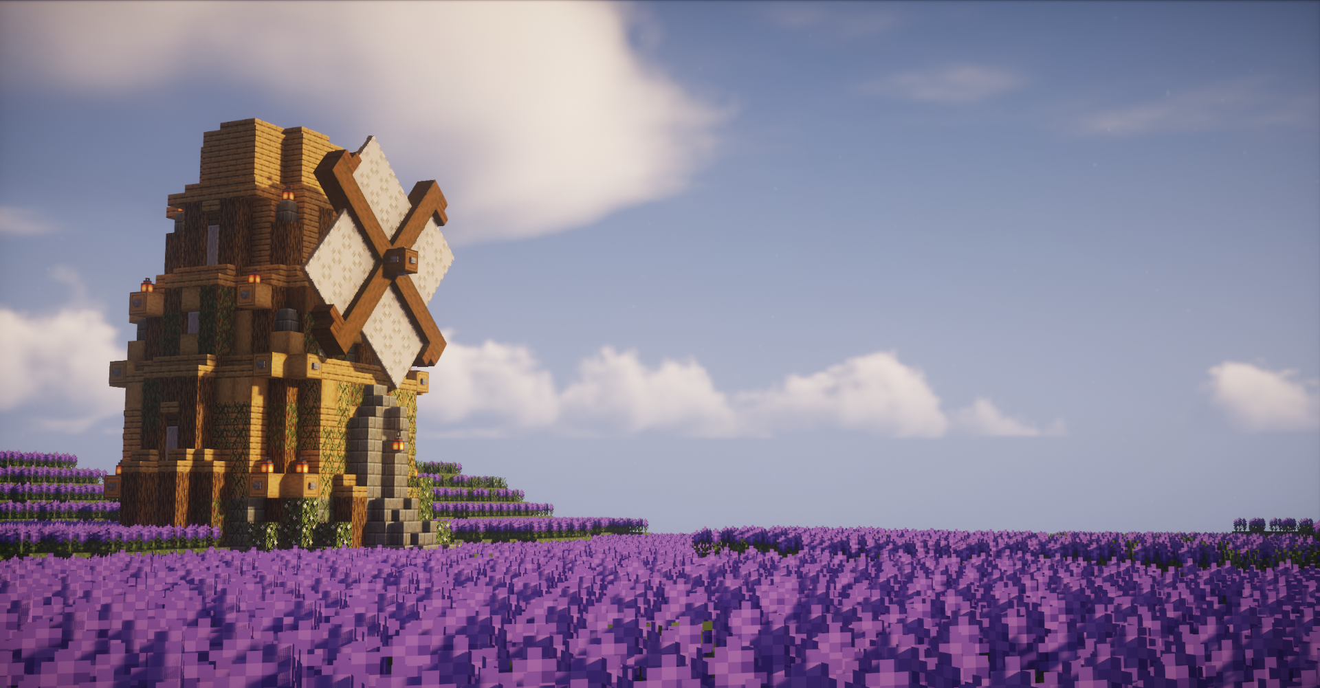 Lavender Hills Wallpaper that I made