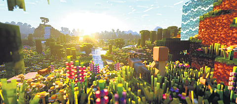 Minecraft Legends' game: The Piglin Menace