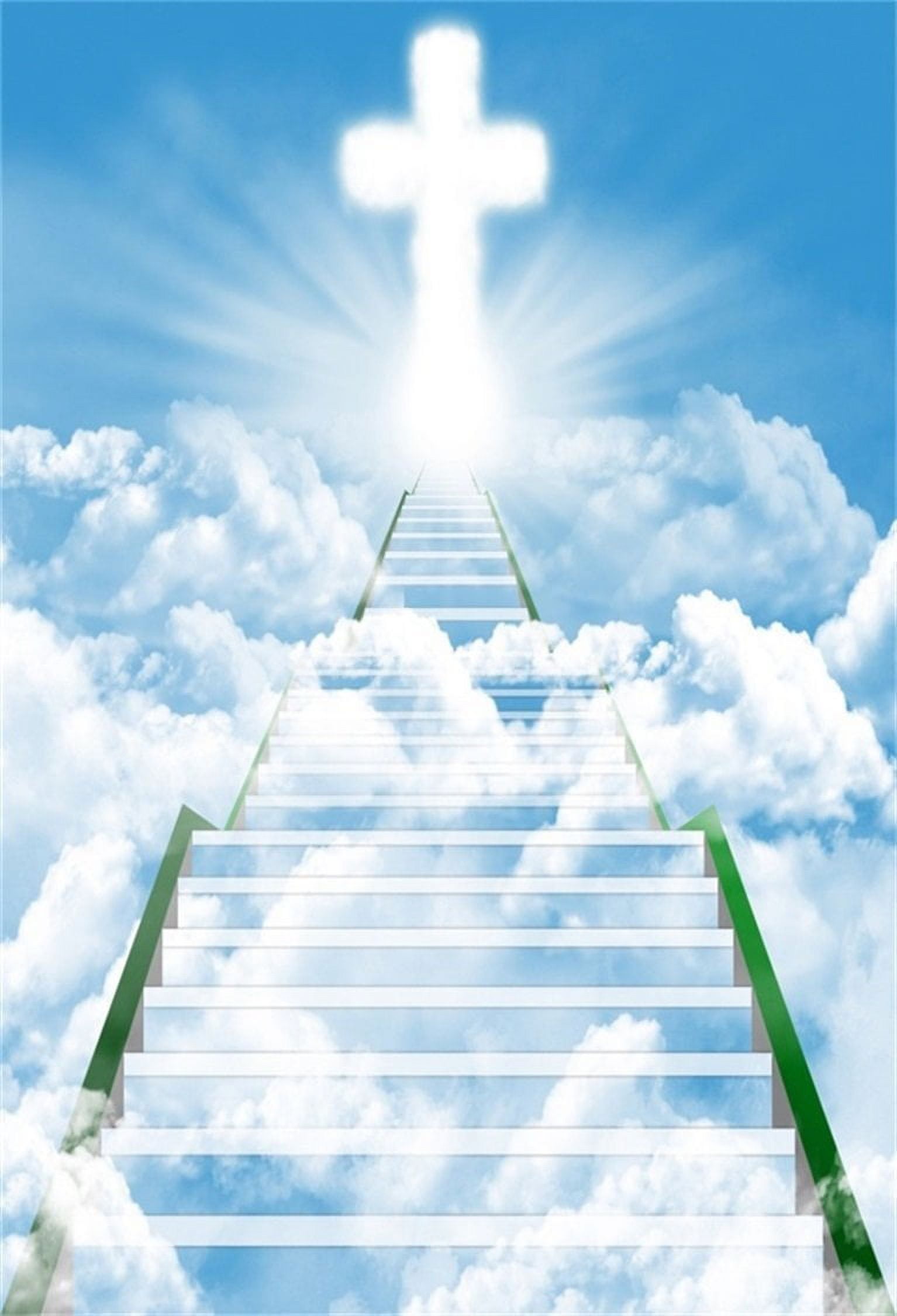 Heaven Photography Backdrop Stairway