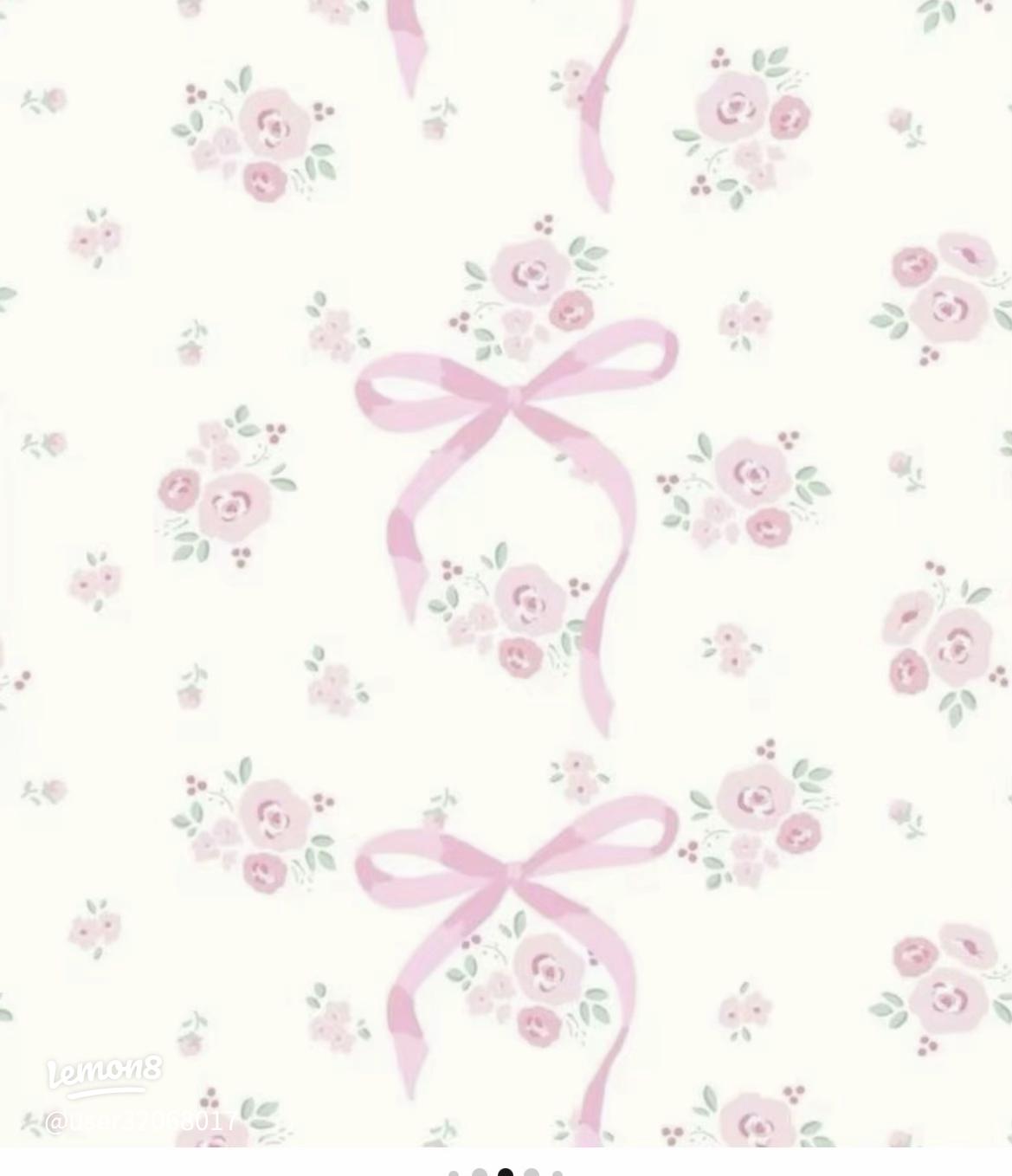 Cute bow wallpaper inspo!