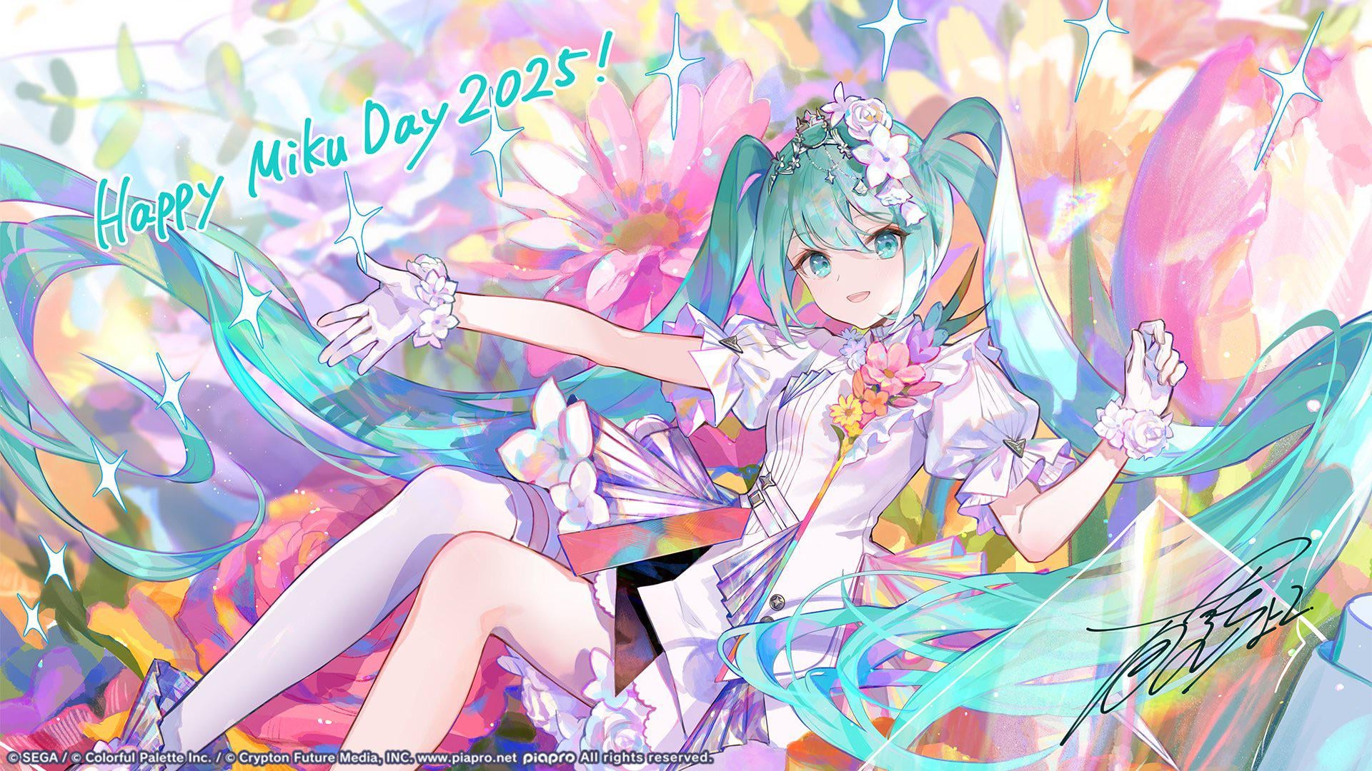 Official Illustration Happy Miku Day