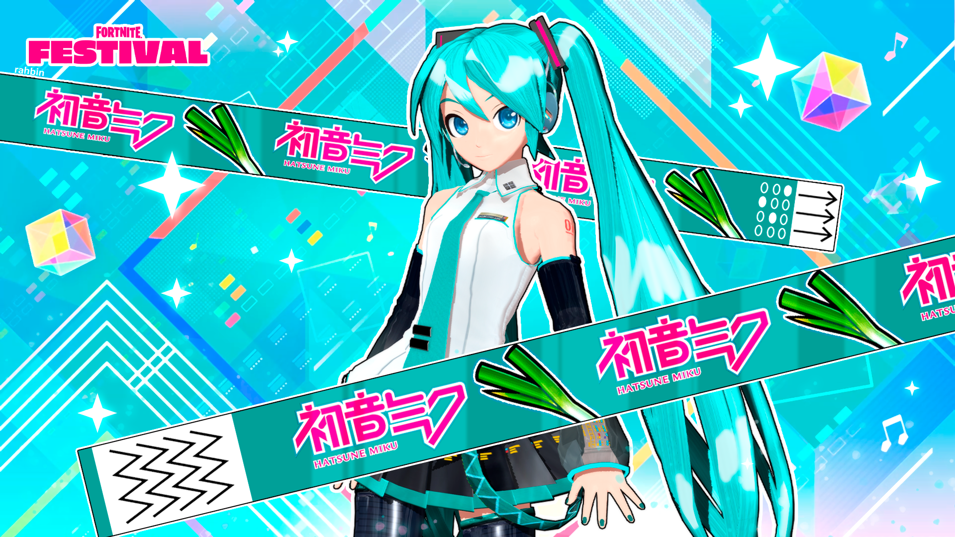 Fortnite X Hatsune Miku concept 2025