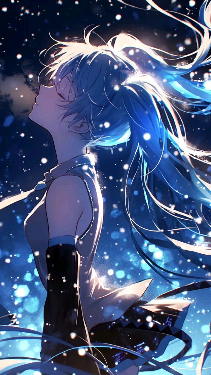 Miku hatsune chibi, Anime scenery