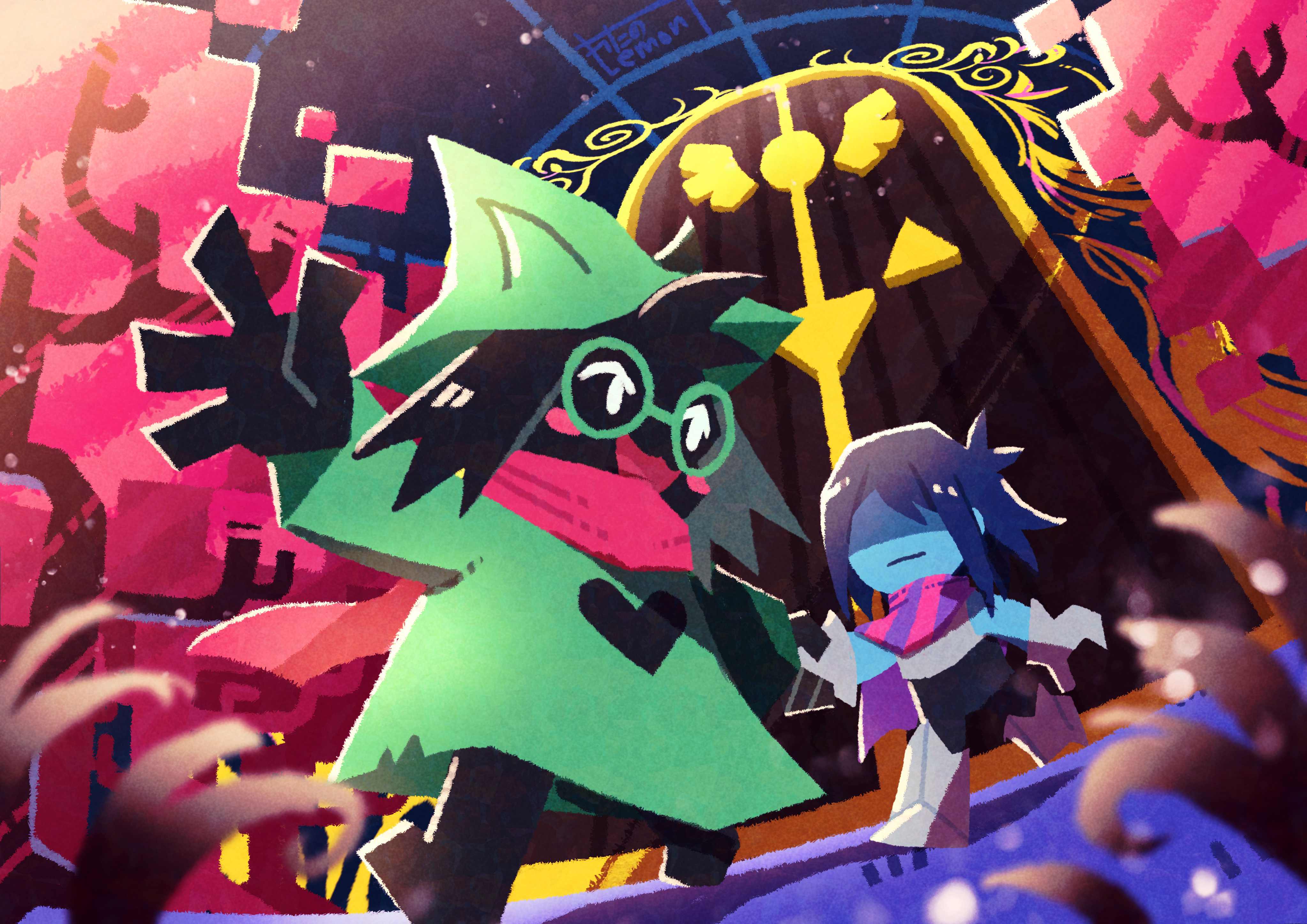Deltarune Heroes Kris & Ralsei 4K Ultra HD Wallpaper Adventure by 綿野レモンT