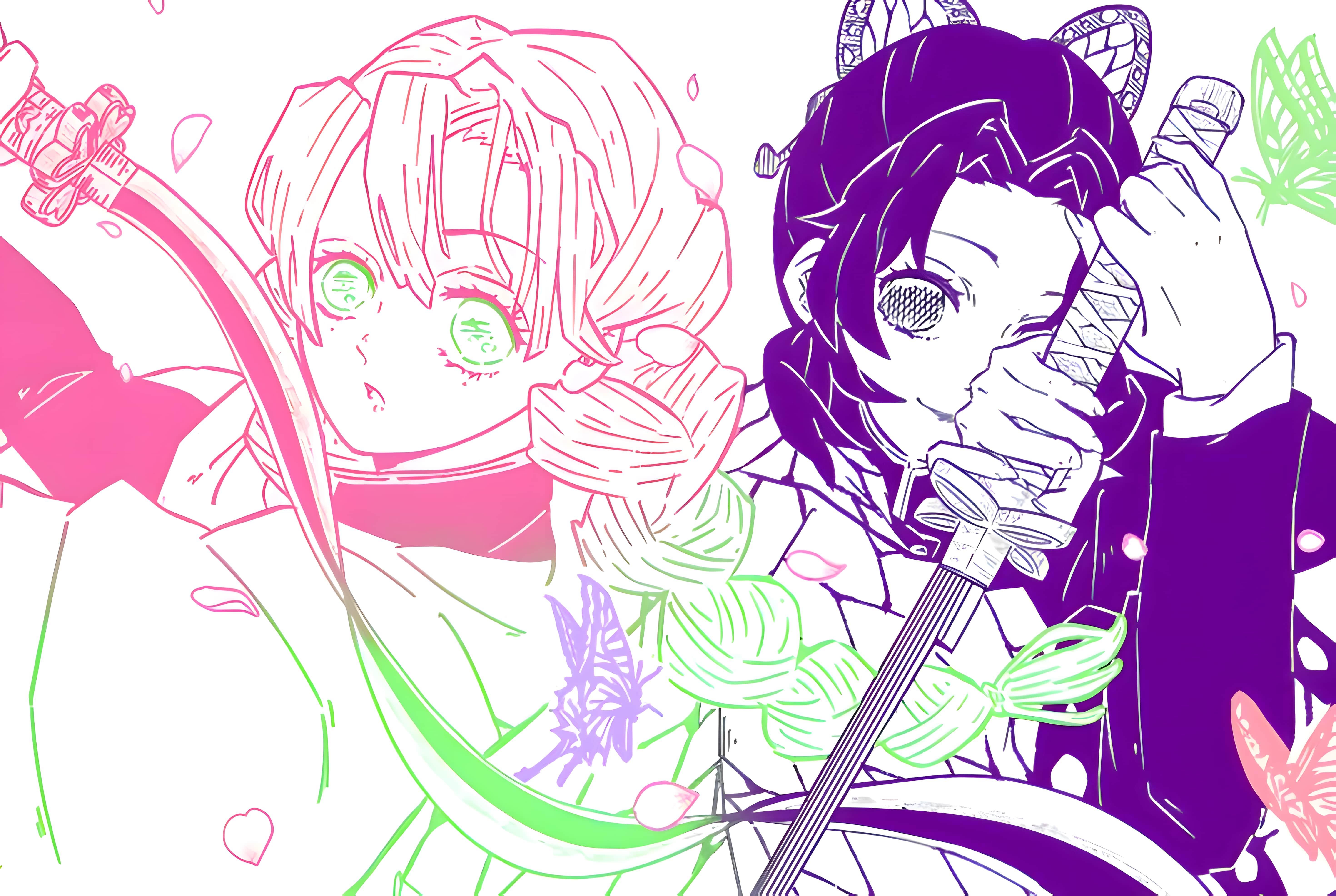 Mitsuri and Shinobu 5880 x