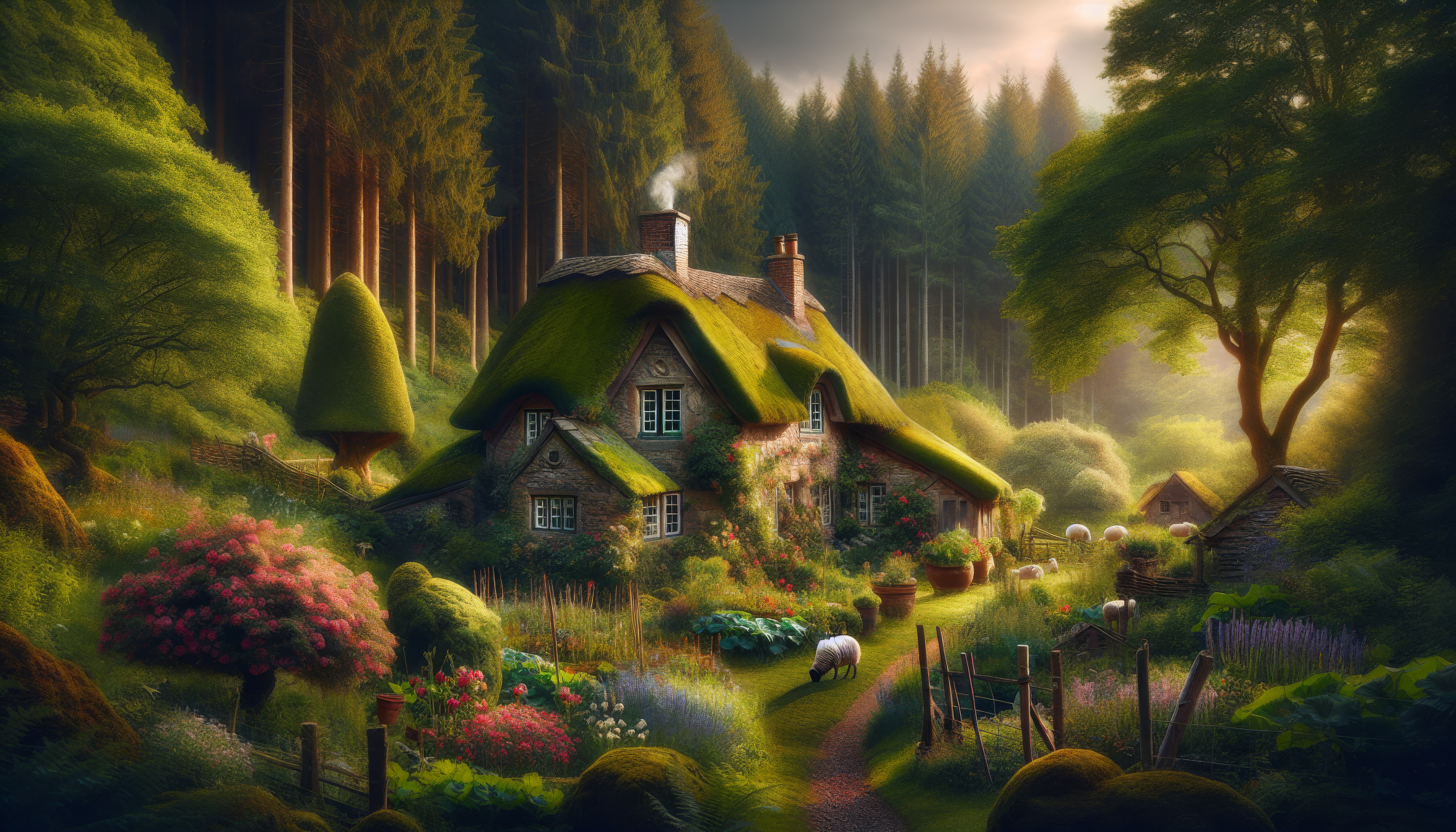 Cottagecore Serenity: 4K Ultra HD