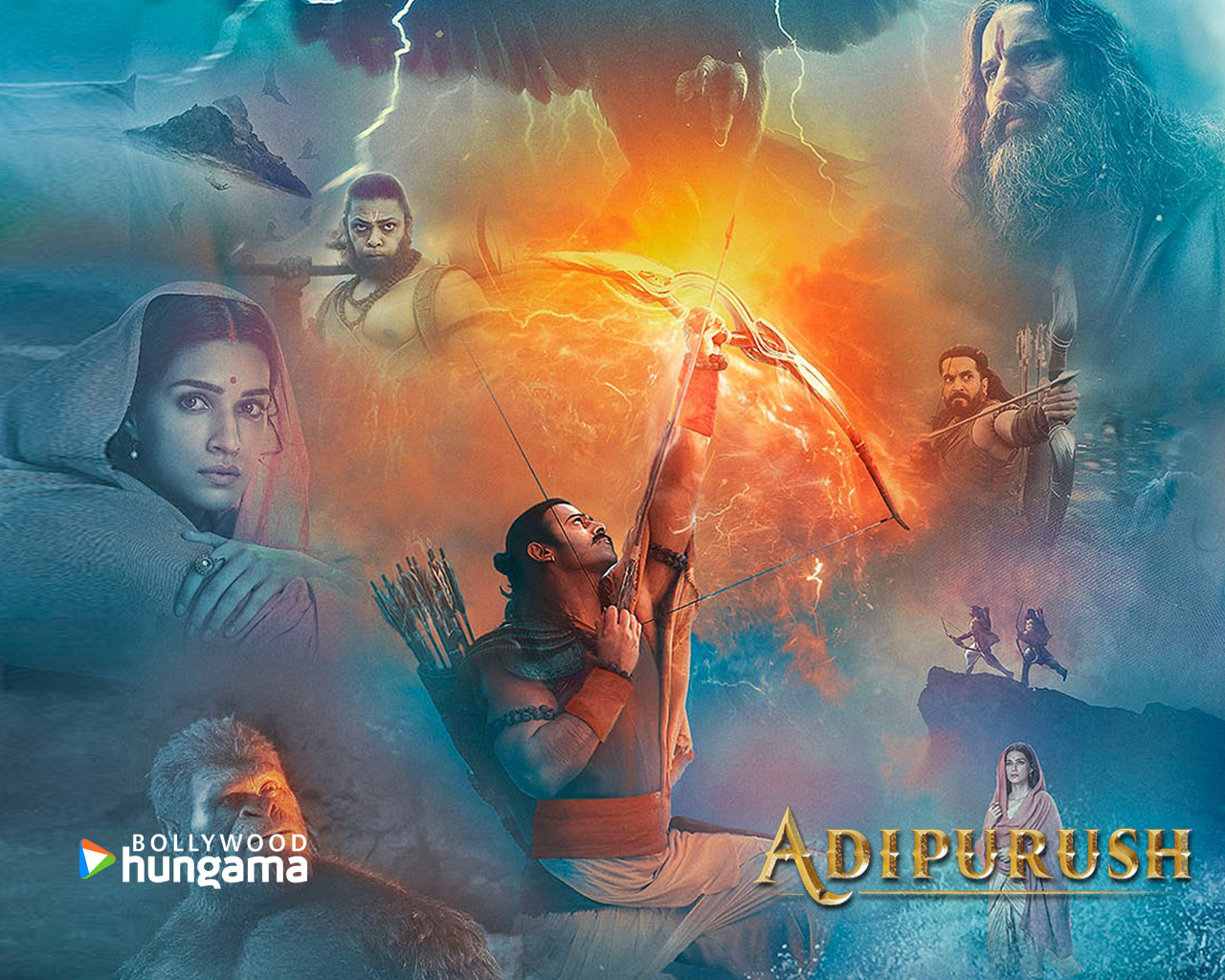 Wallpaper. Adipurush 2023 HD Image