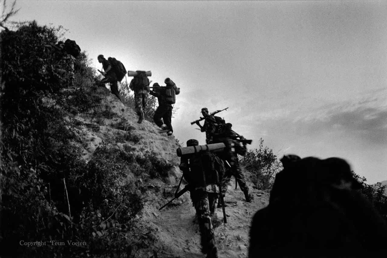 Nepal Army Patrol Photography