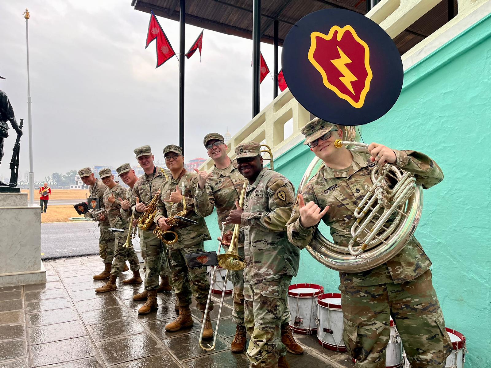 25th Infantry Division Band traveled