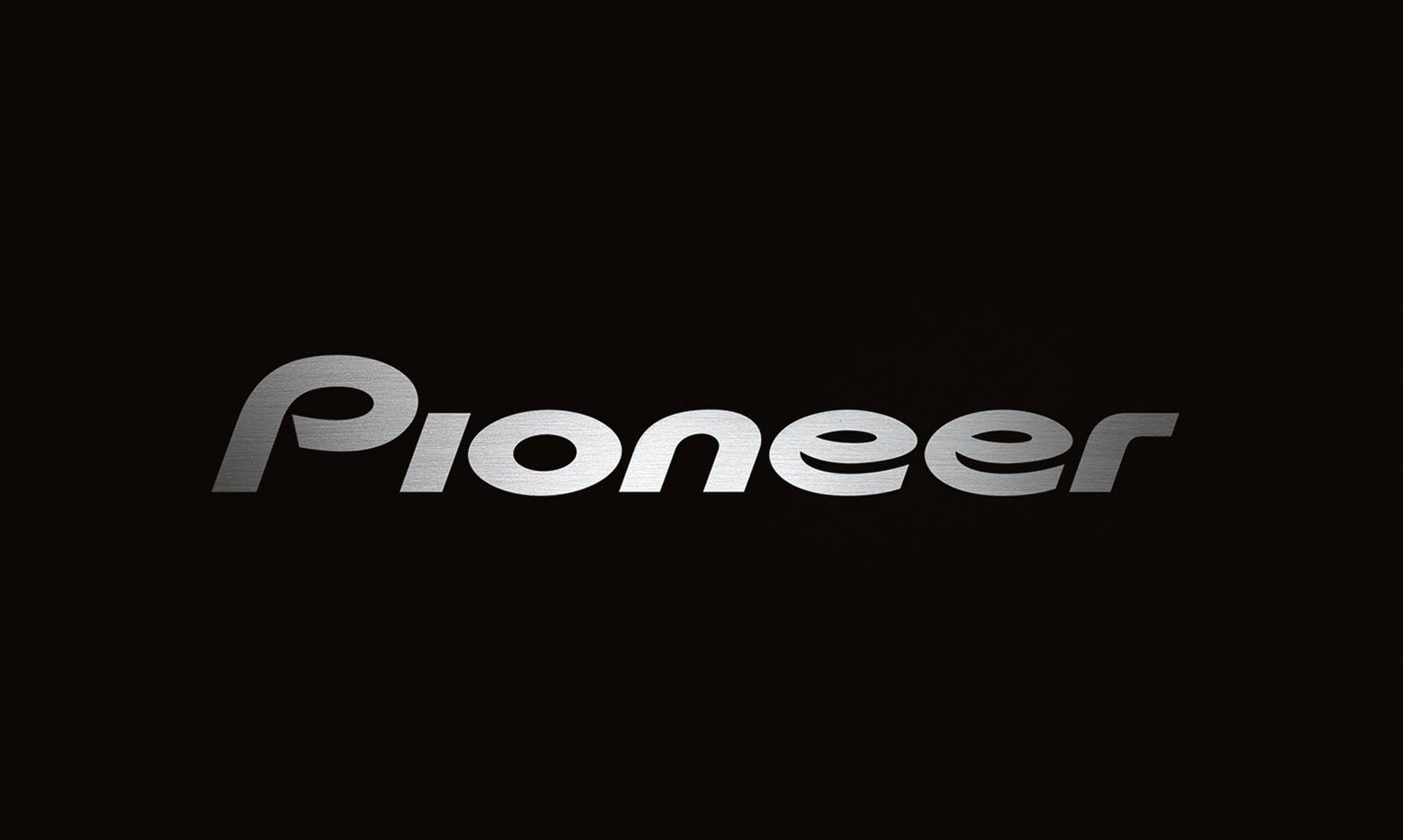 Black Background Pioneer Logo Wallpaper