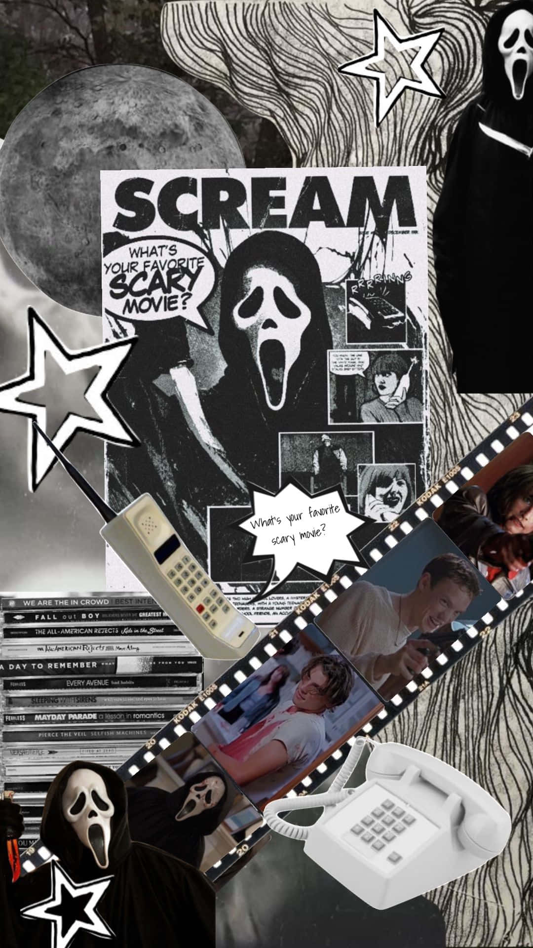 Download Scream Movie Collage Aesthetic