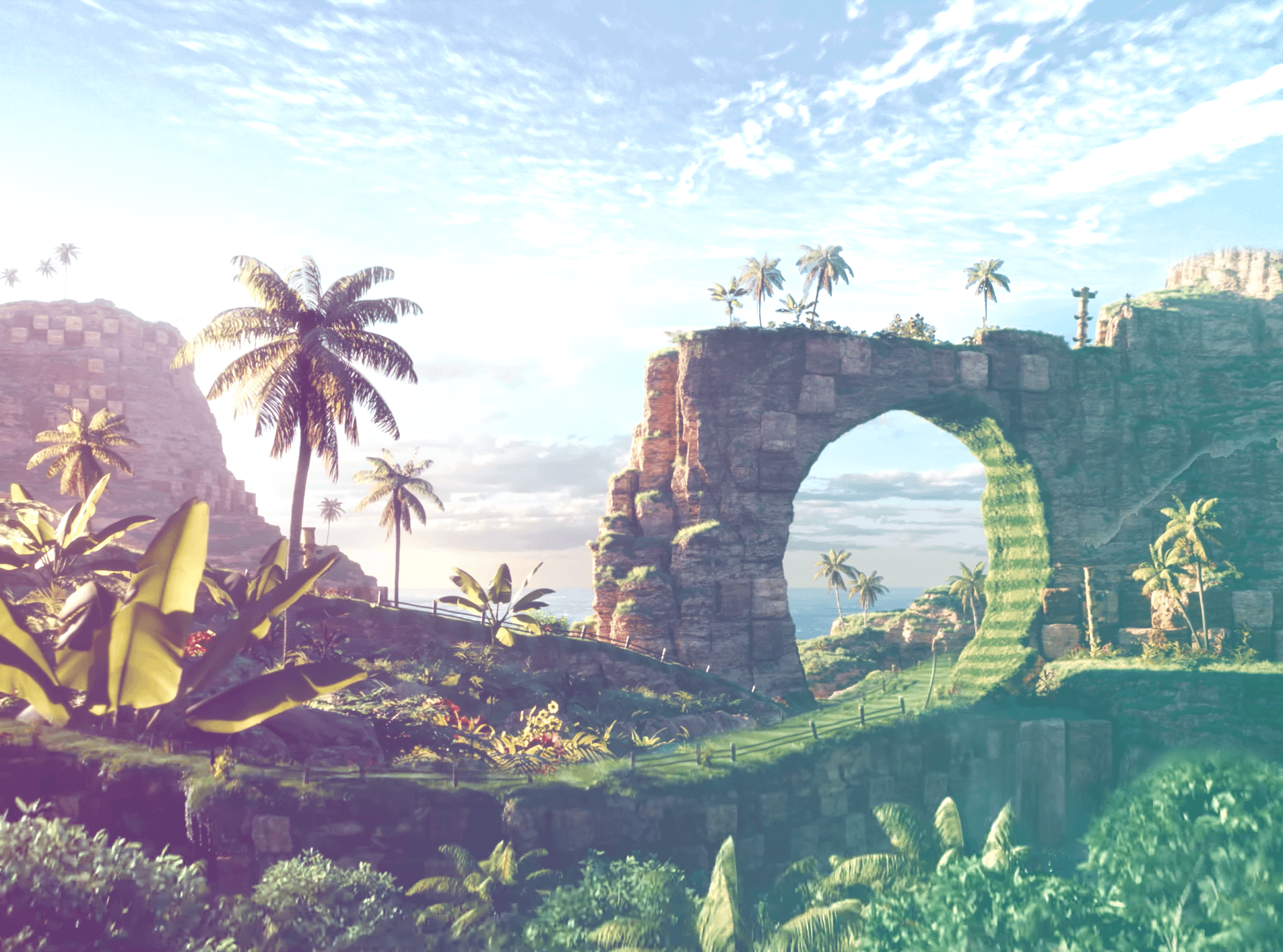 I made an aesthetic Green Hill Zone