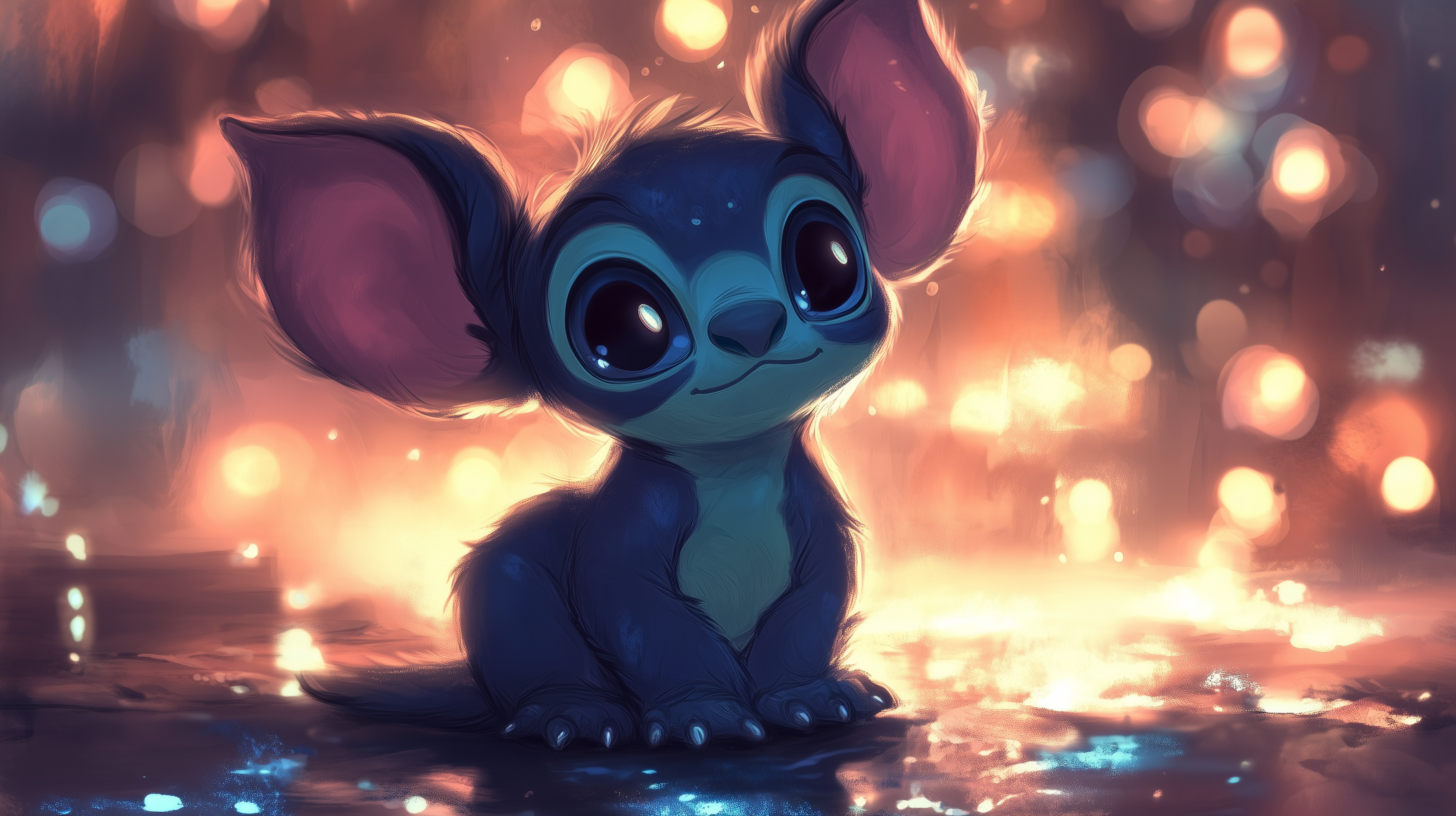 Kawaii Stitch HD Wallpaper from Lilo &
