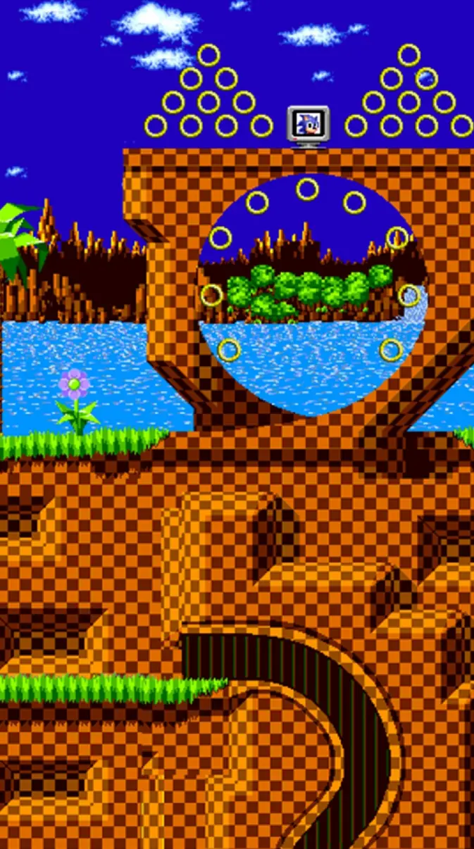 Green Hill Zone wallpaper