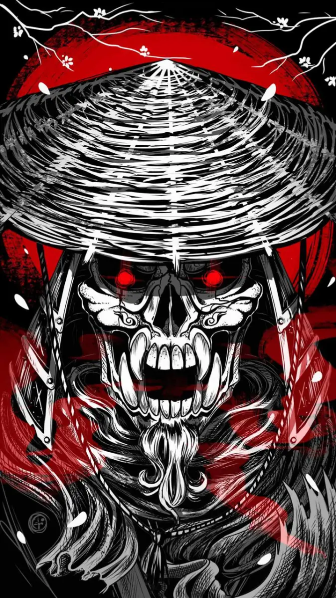 Skull Samurai wallpaper