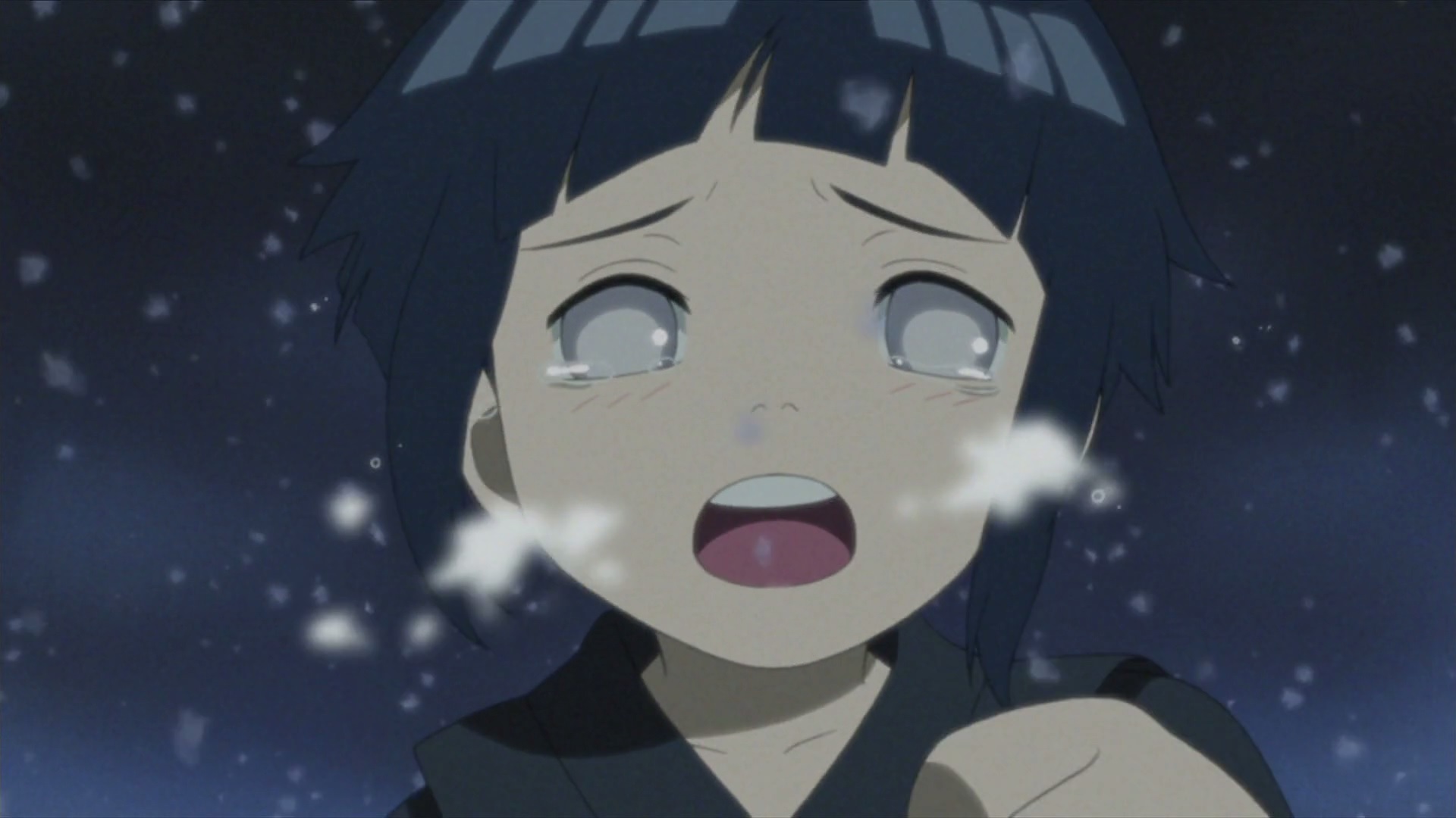 Young Hinata Cries. Daily Anime Art