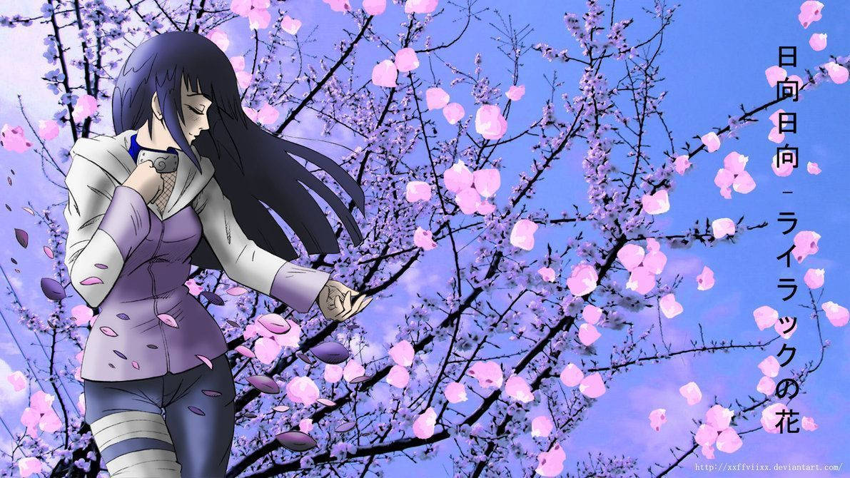 Caption: Hinata Hyuga Byakugan