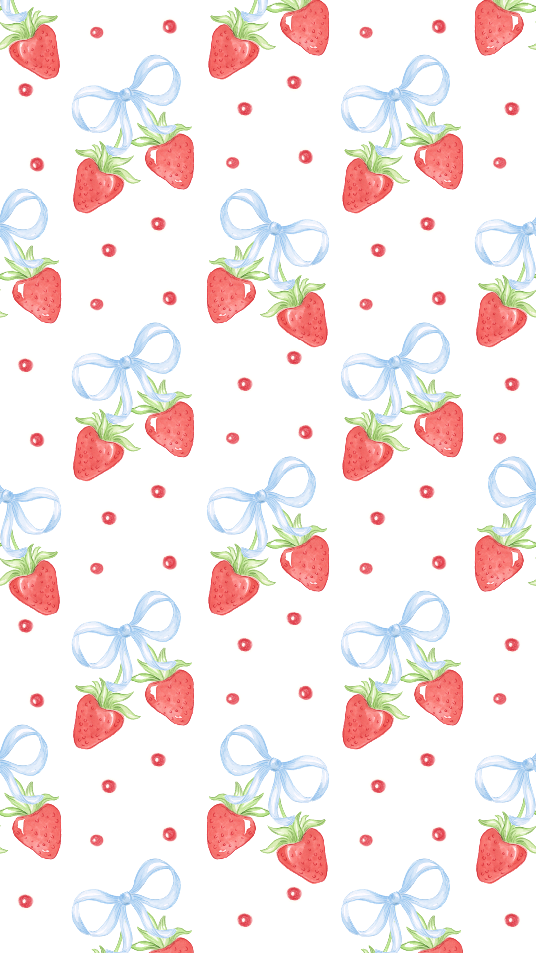 Strawberries Bows