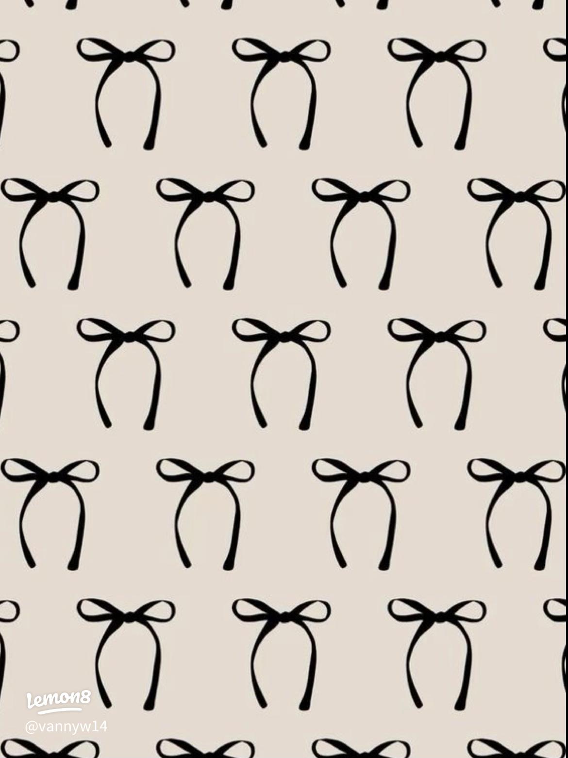 Charming Coquette Bow Wallpaper for Your Space