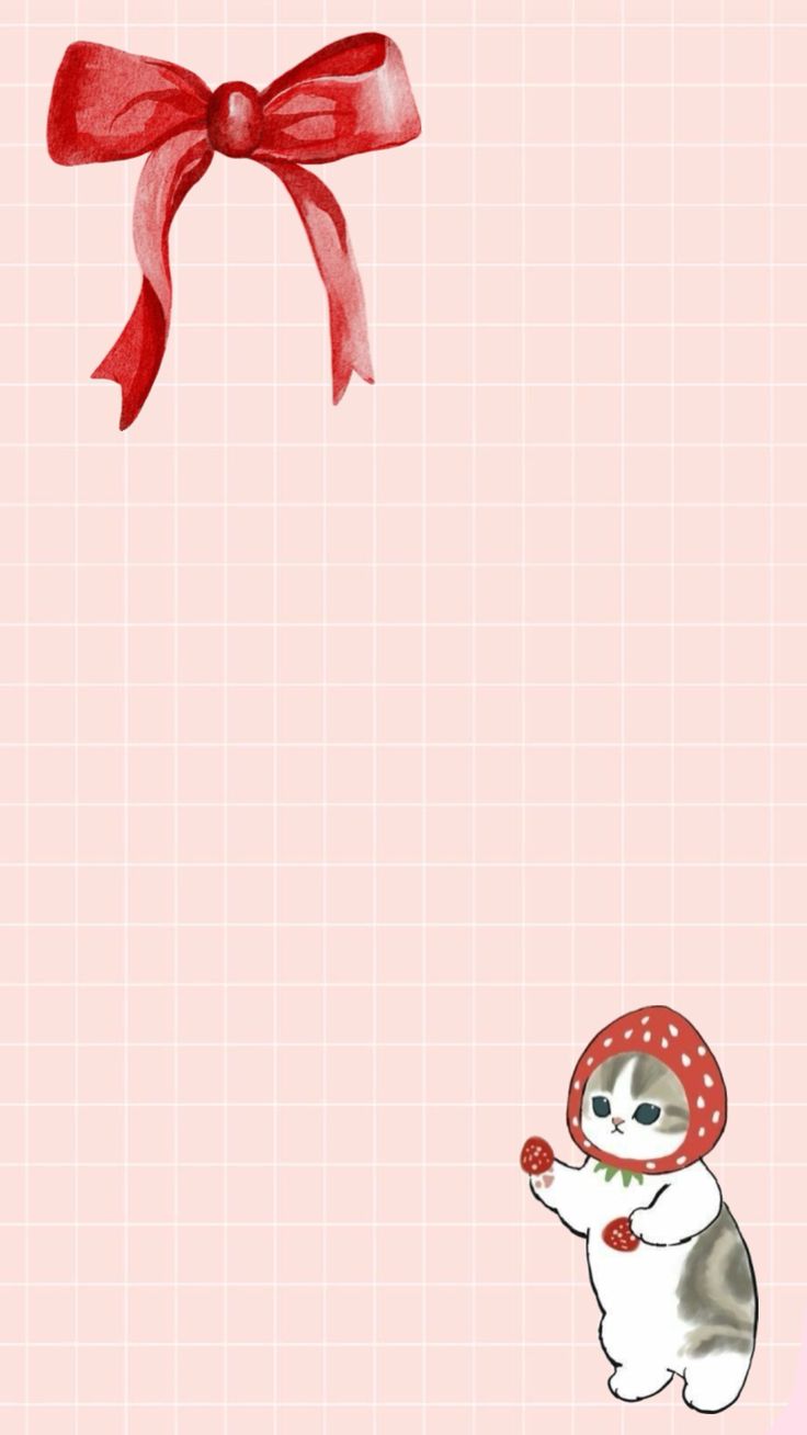 mofusand wallpaper #mofusand #redbow