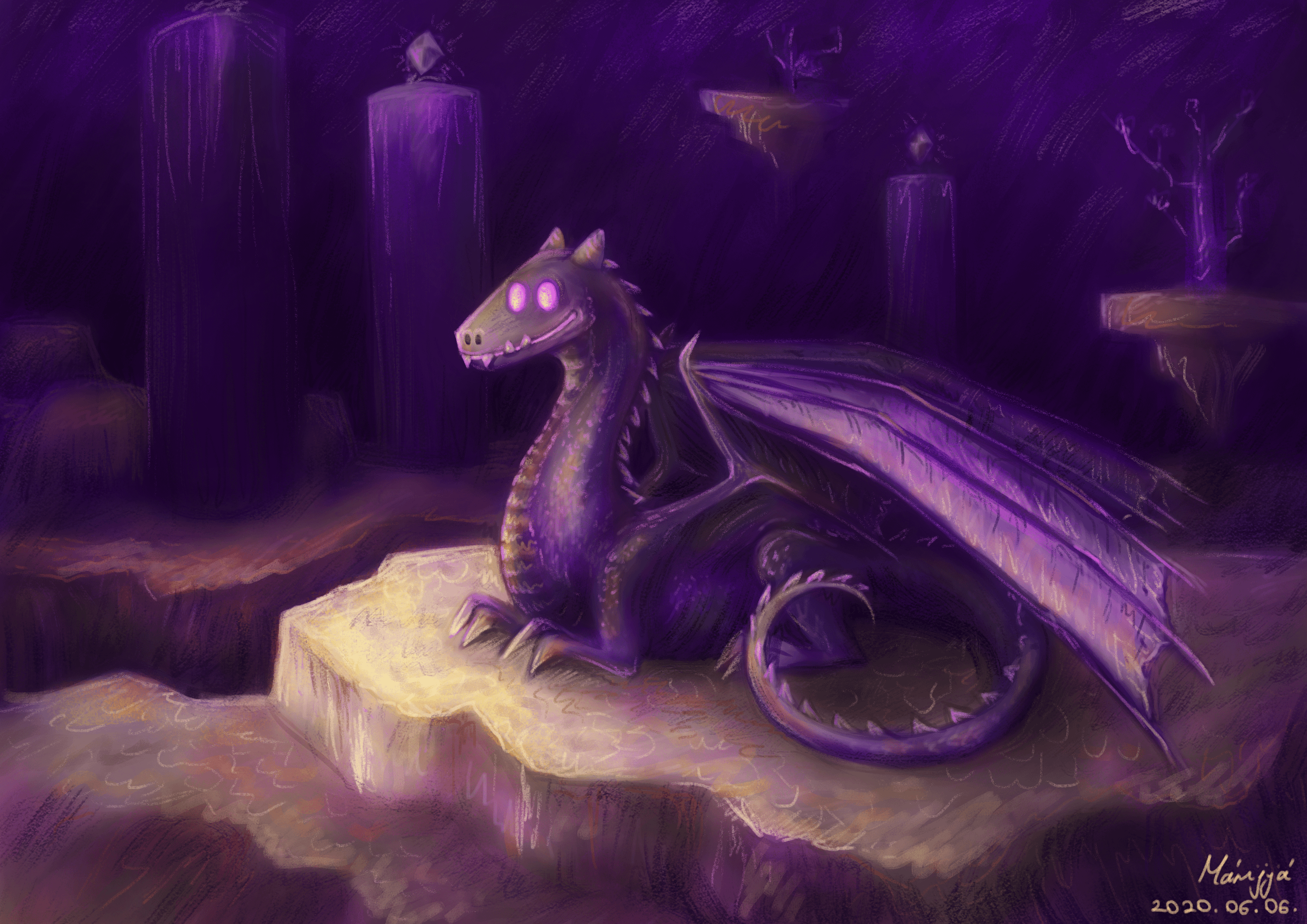 I drew the Ender Dragon