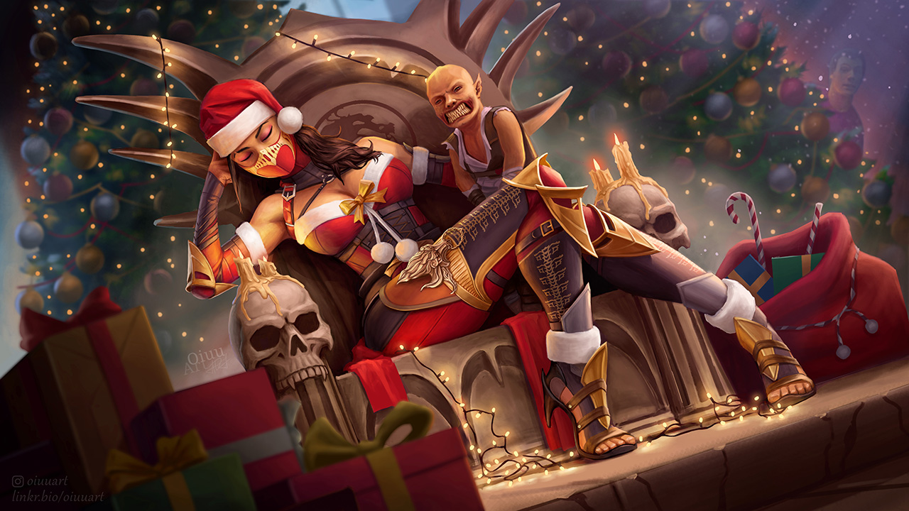 Mileena Christmas Babality