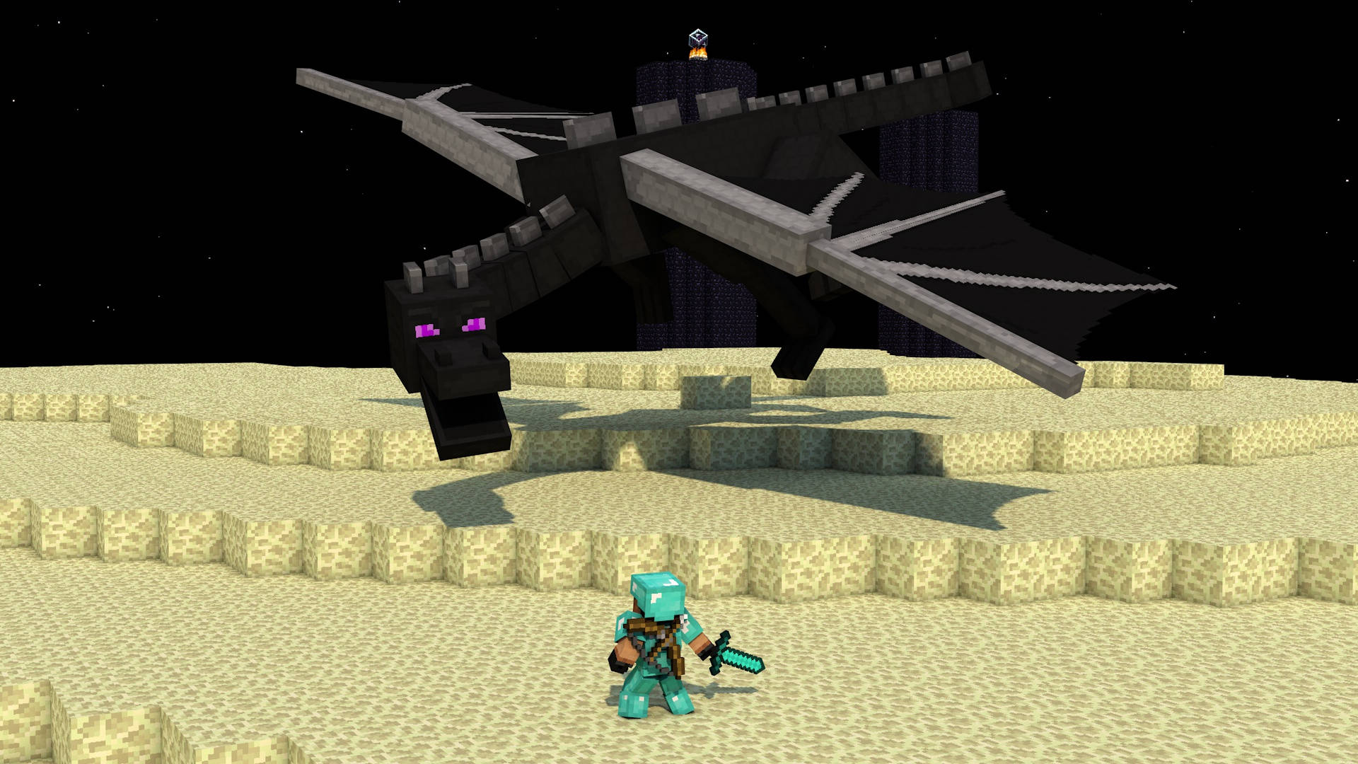 Best Minecraft Steve And Ender Dragon