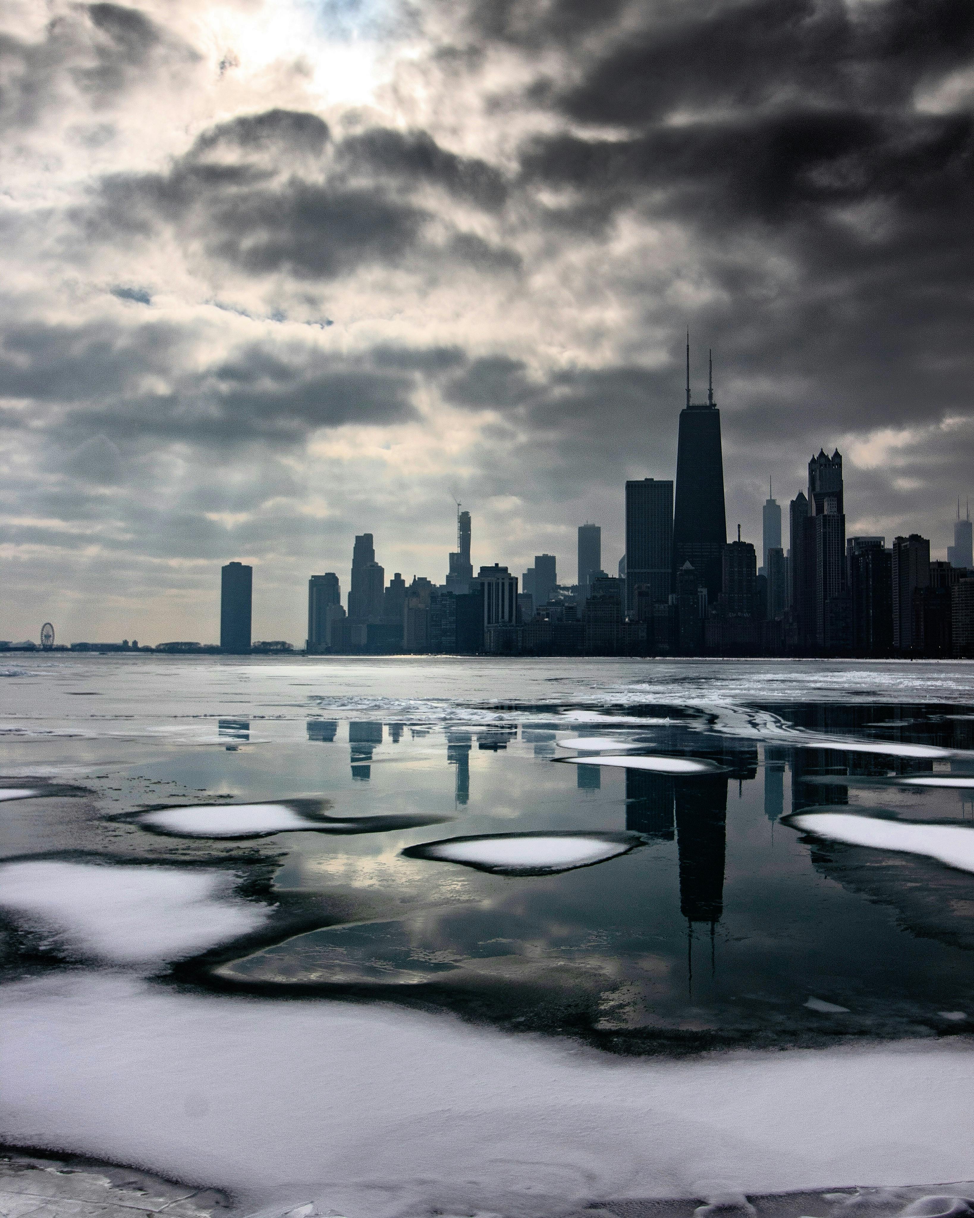 Cityscape of Chicago in USA · Free